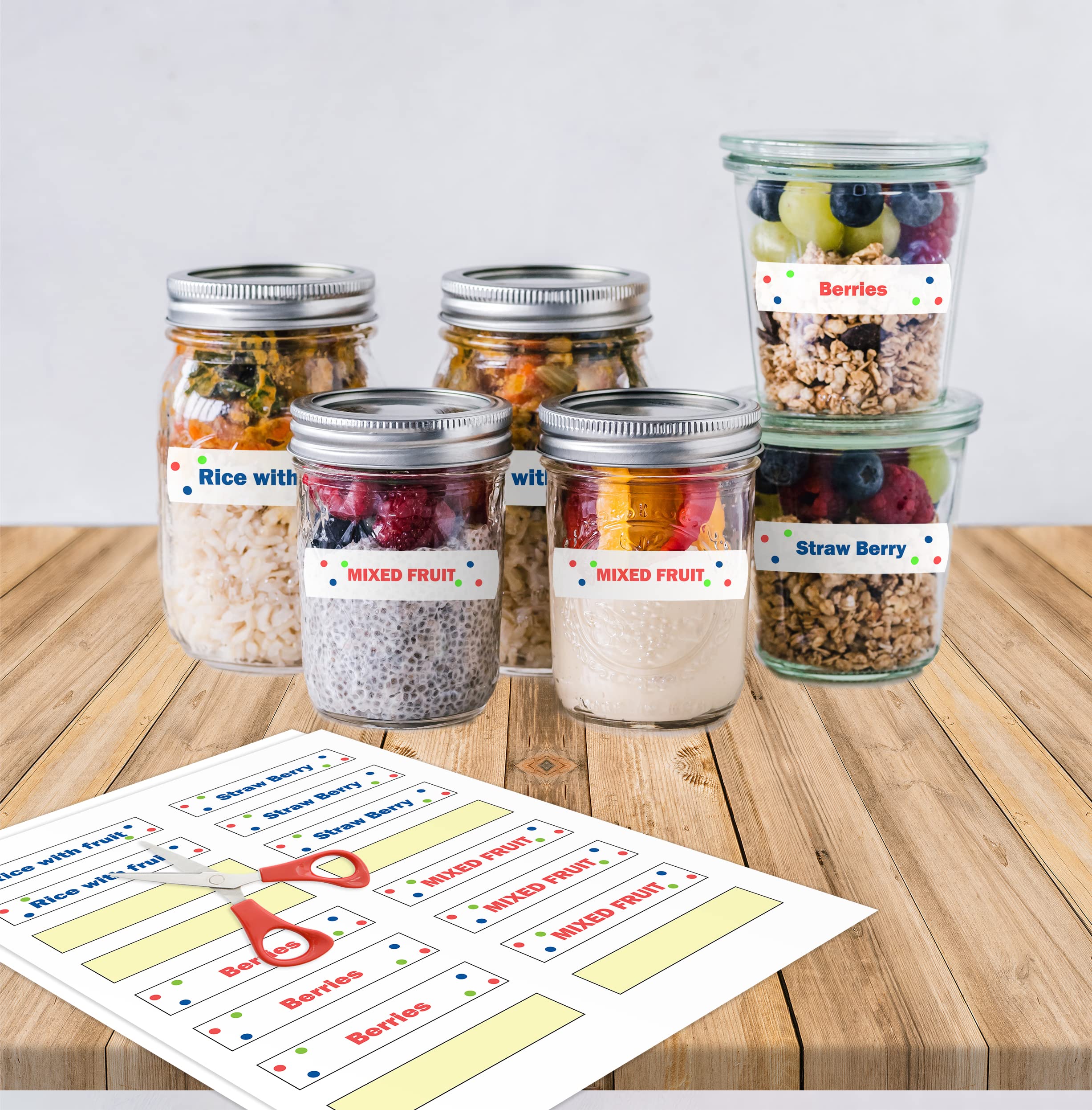 Creavvee Printable White Sticker Paper Labels - 4 Labels per Sheet | 105 x 148 mm | 100 Labels 4