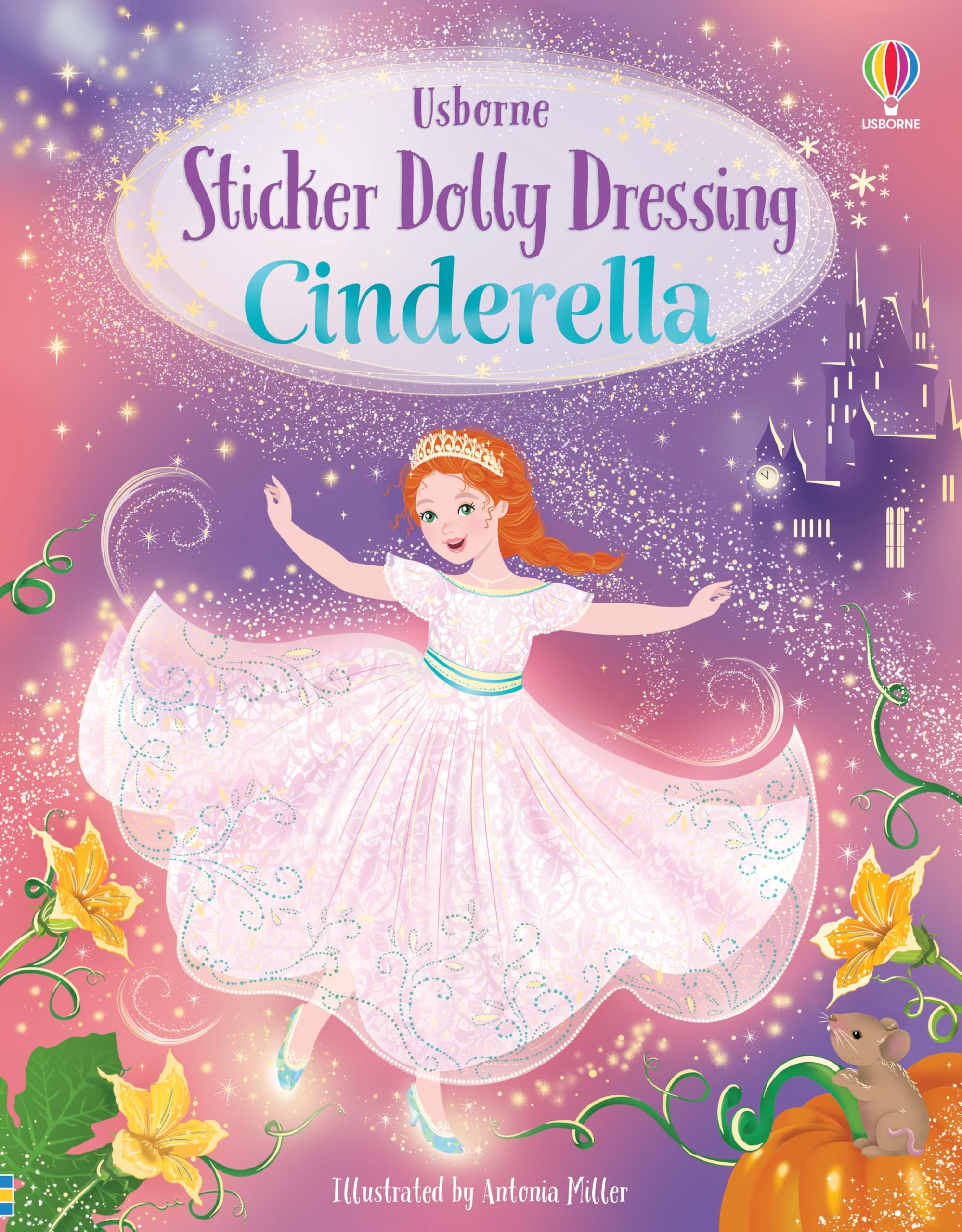 Usborne Sticker Dolly Dressing Cinderella | Ages 5-8 | Paperback 1