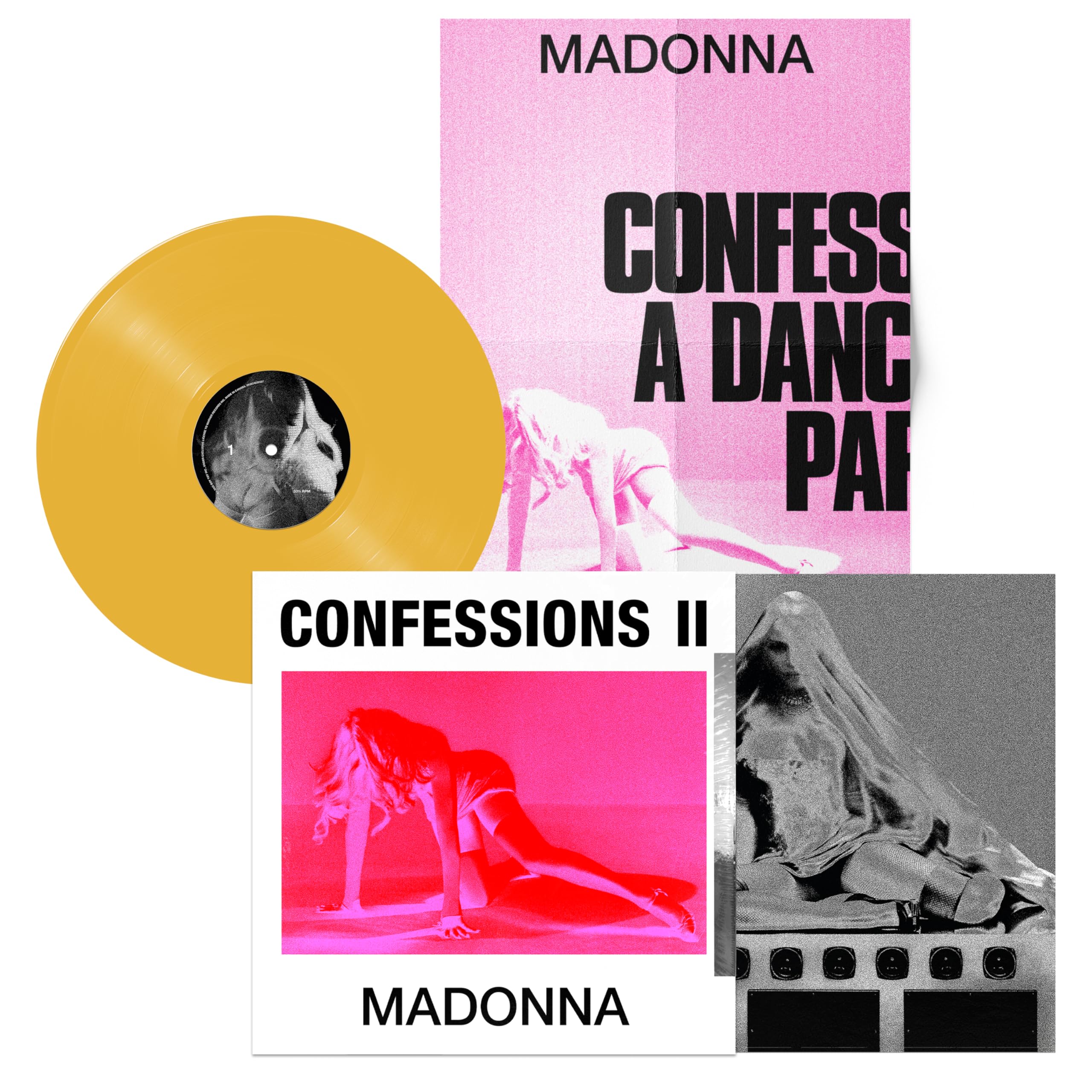 Madonna - CONFESSIONS II [Amazon Exclusive Yellow Vinyl]