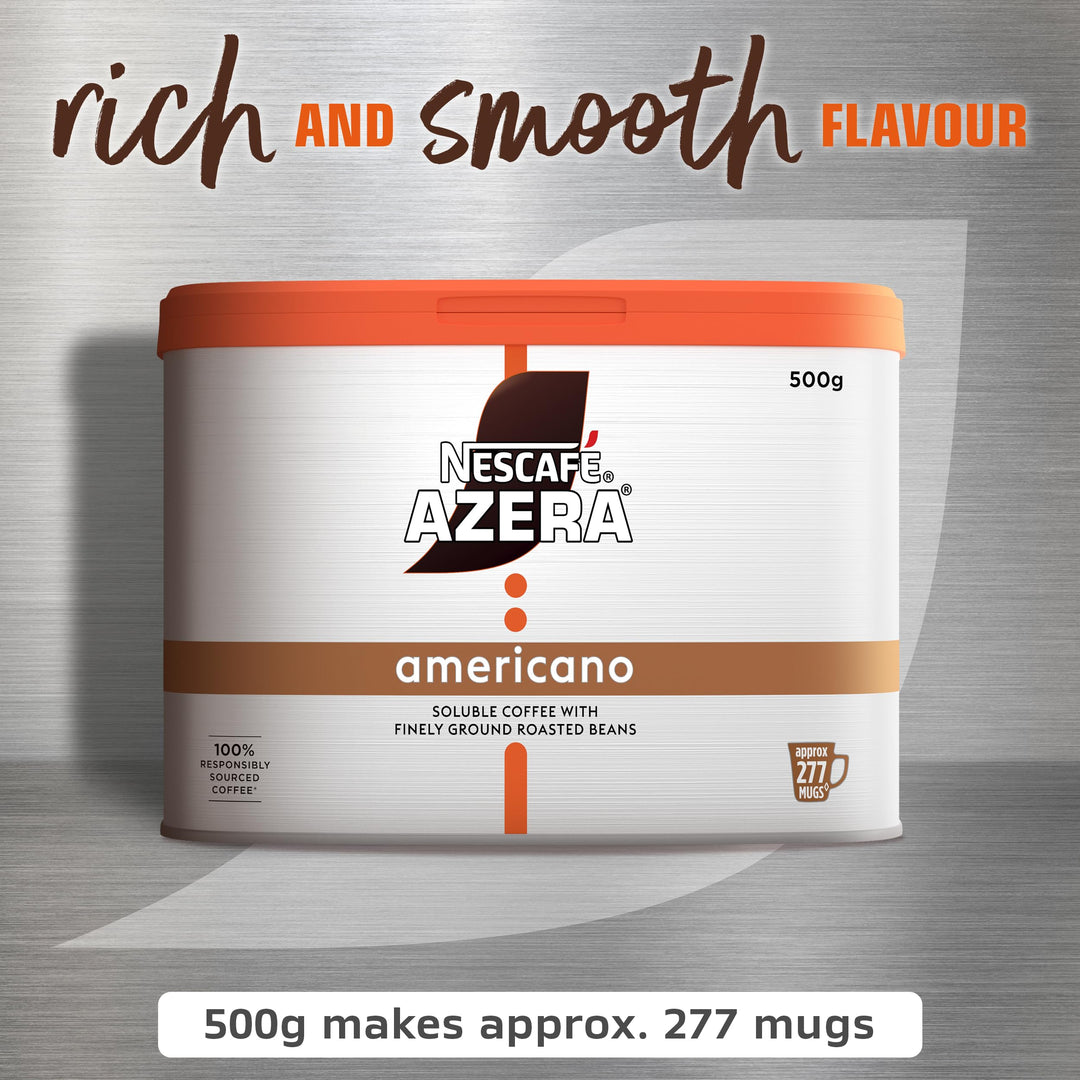 NESCAFÉ Azera Americano Instant Coffee with Ground Beans 500g