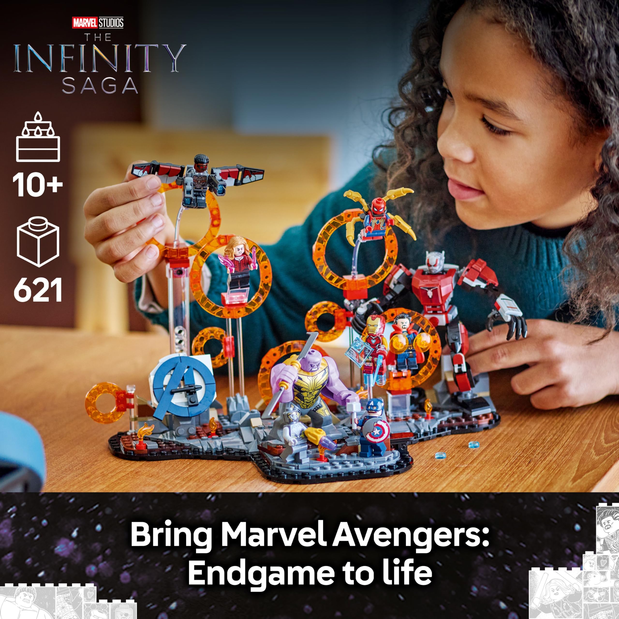 LEGO Marvel Avengers: Endgame Final Battle Building Set 76323 | Ages 10+