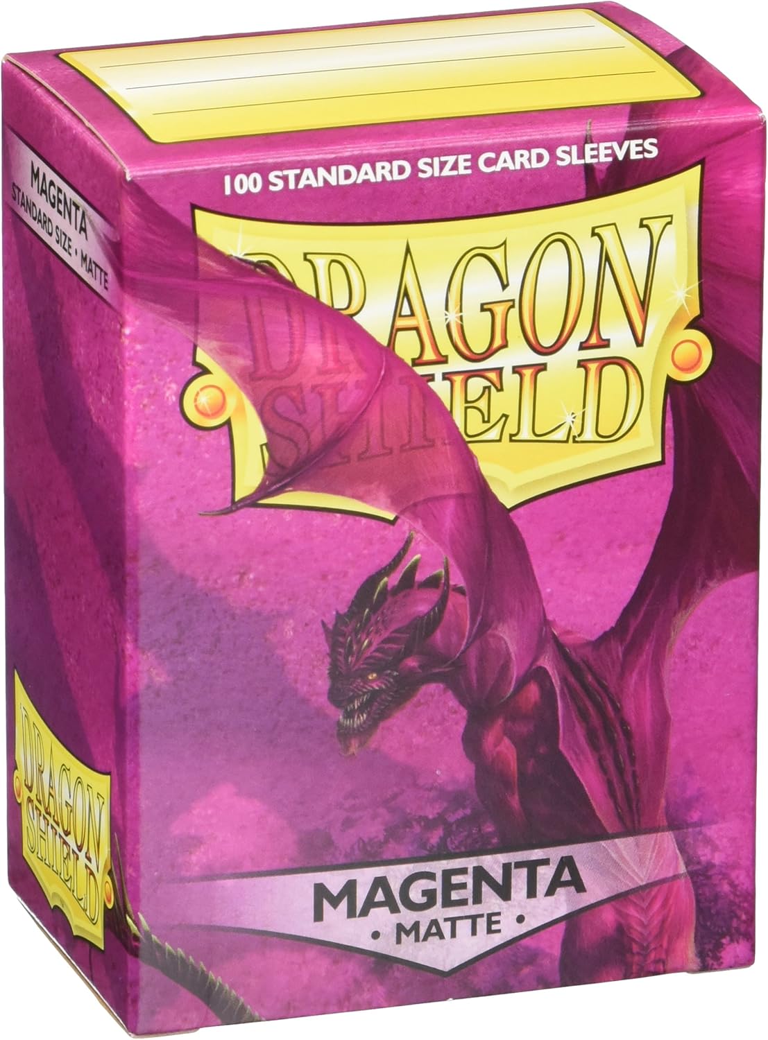 Dragon Shield Matte Standard Size Sleeves 100pk - Magenta, Multicoloured 1