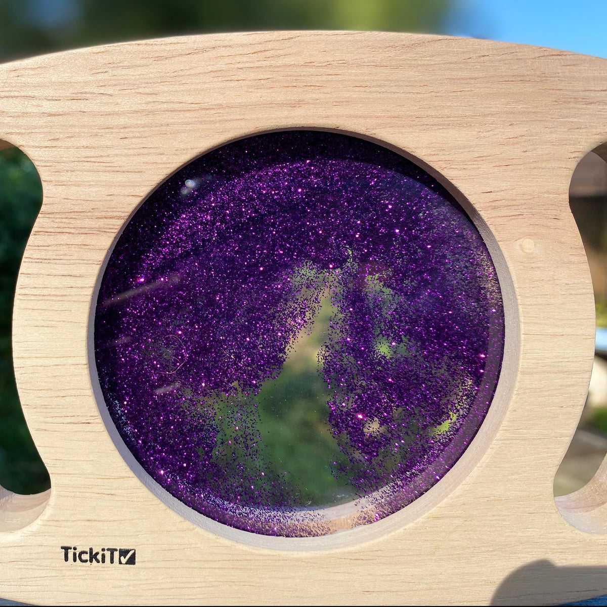 tickit Easy Hold Glitter Panel - Purple - 8 cm Lens