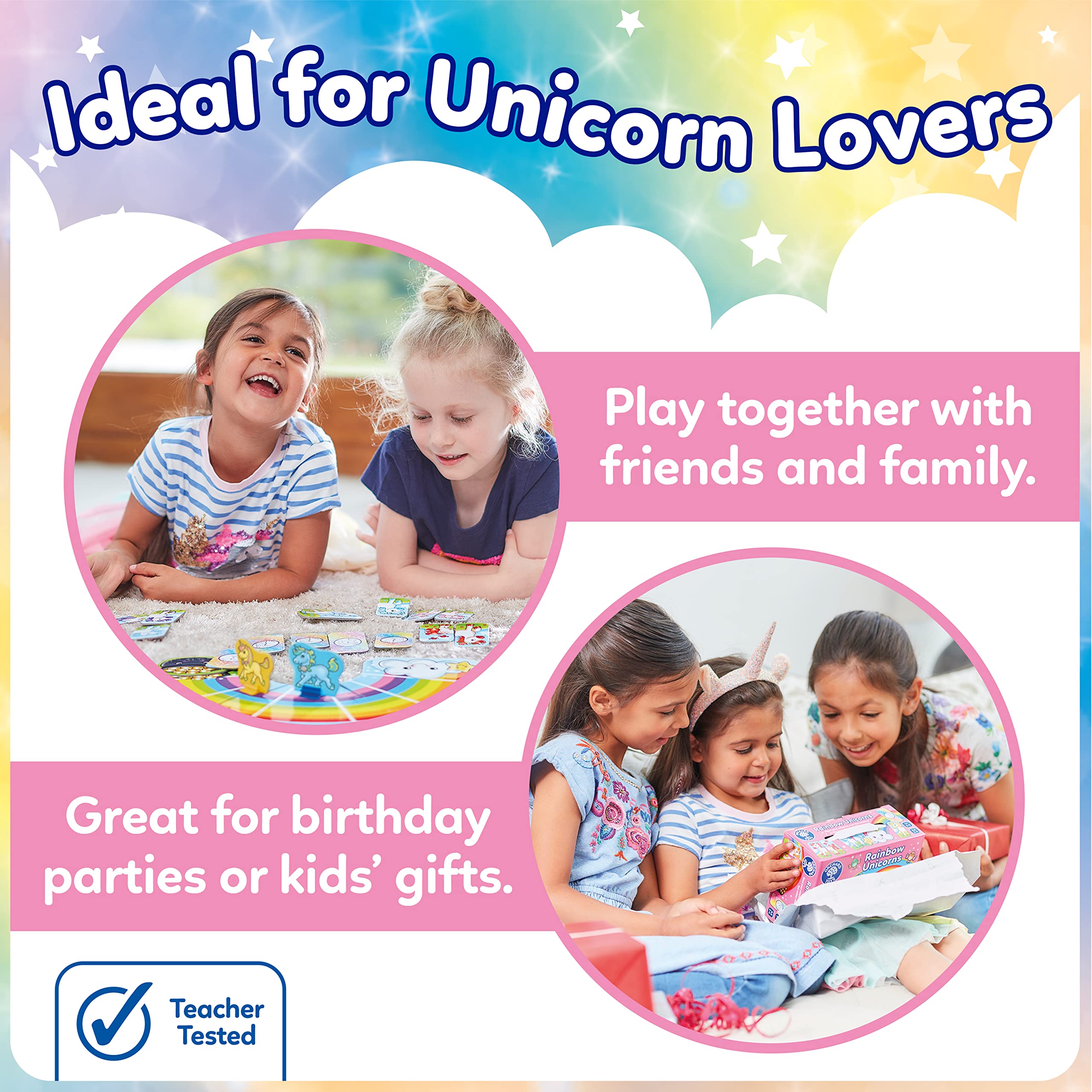 Orchard Toys Rainbow Unicorns Memory Matching Game - 2-4 Players, Ages 3+ | Colour & Matching Skills 3