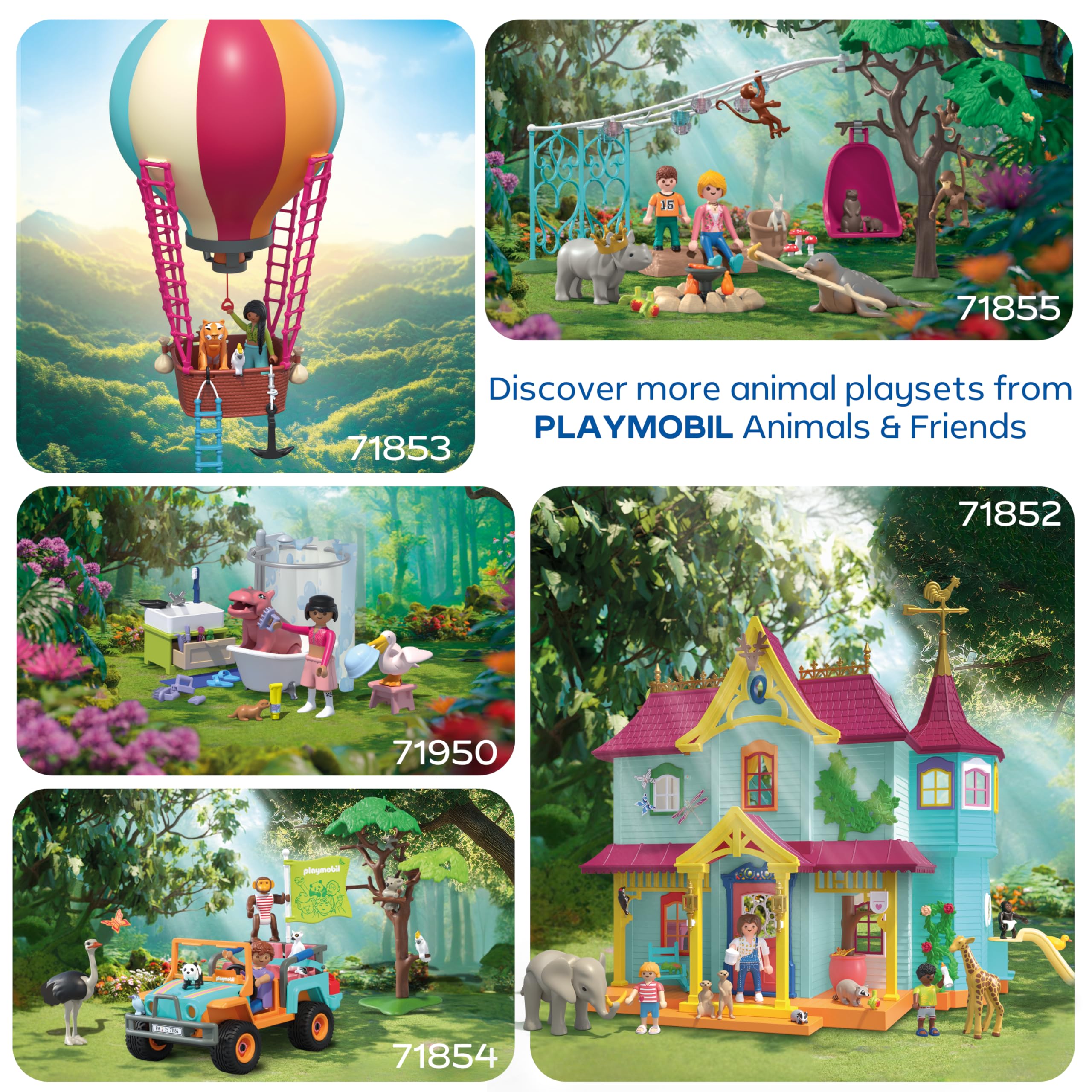 Playmobil Animals & Friends Colorful Off-Road Vehicle | Ages 4+ | Model 71854 5