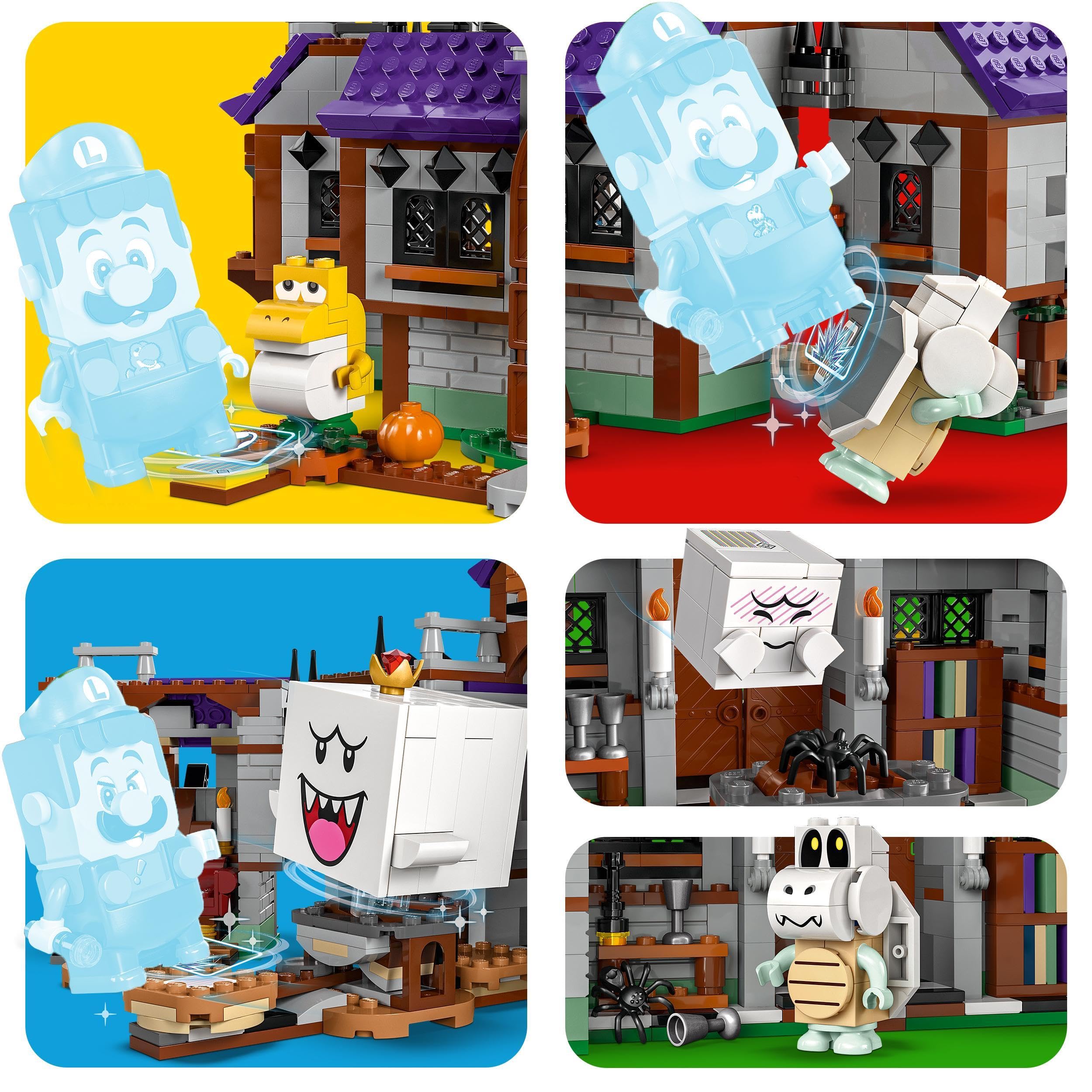 LEGO Super Mario King Boo’s Haunted Mansion Playset - Building Toy for Kids 8+ 6