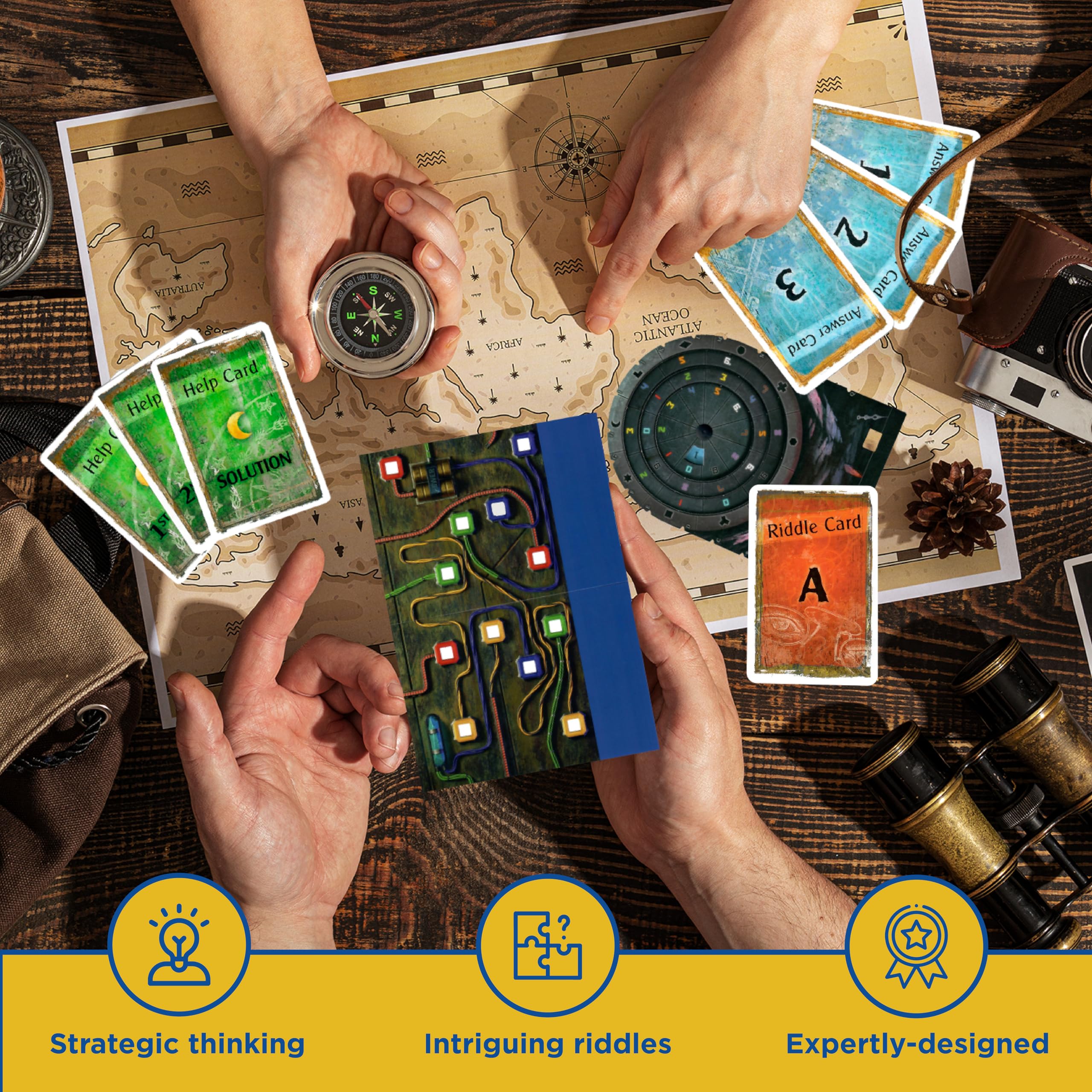 Thames & Kosmos EXIT: The Gate Between Worlds Escape Room Card Game | 1-4 Players | Ages 12+ 6