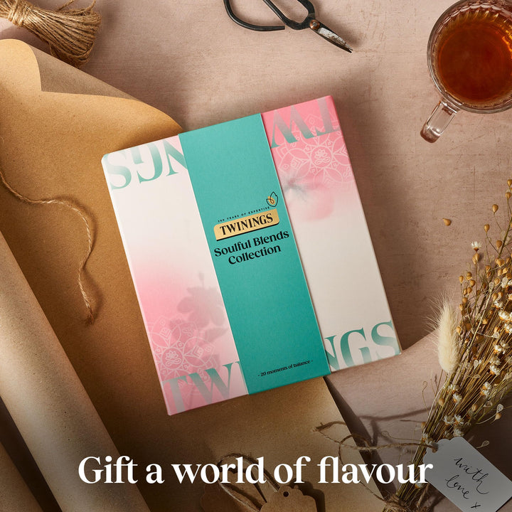 Twinings Soulful Blends Collection Gift Box - 20 Eco-Friendly Herbal & Green Tea Bags