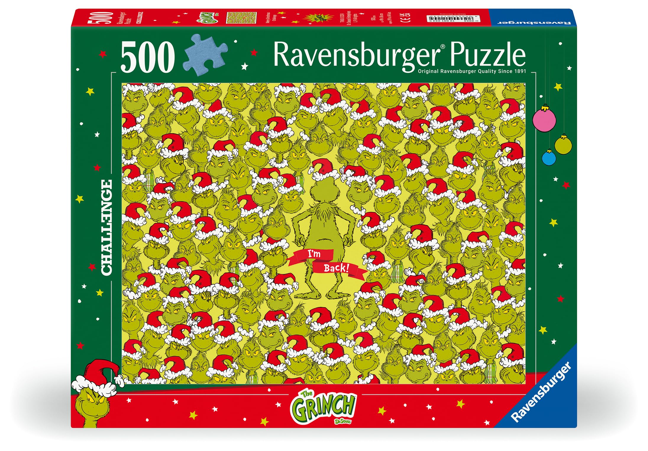 Ravensburger Grinch 500-Piece Jigsaw Puzzle - Christmas Puzzle for Adults & Kids 10+ 7