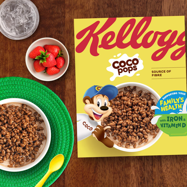 Kellogg's Coco Pops Chocolate Breakfast Cereal, 650g