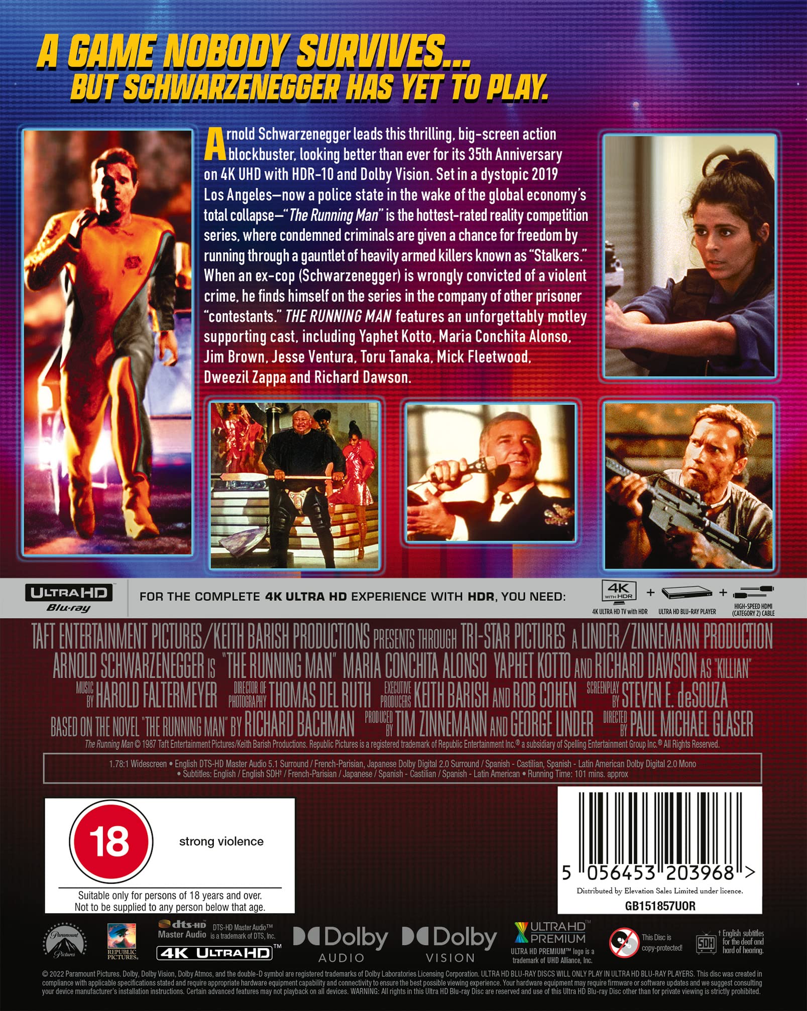 The Running Man [4K UHD SteelBook Blu-ray] 9
