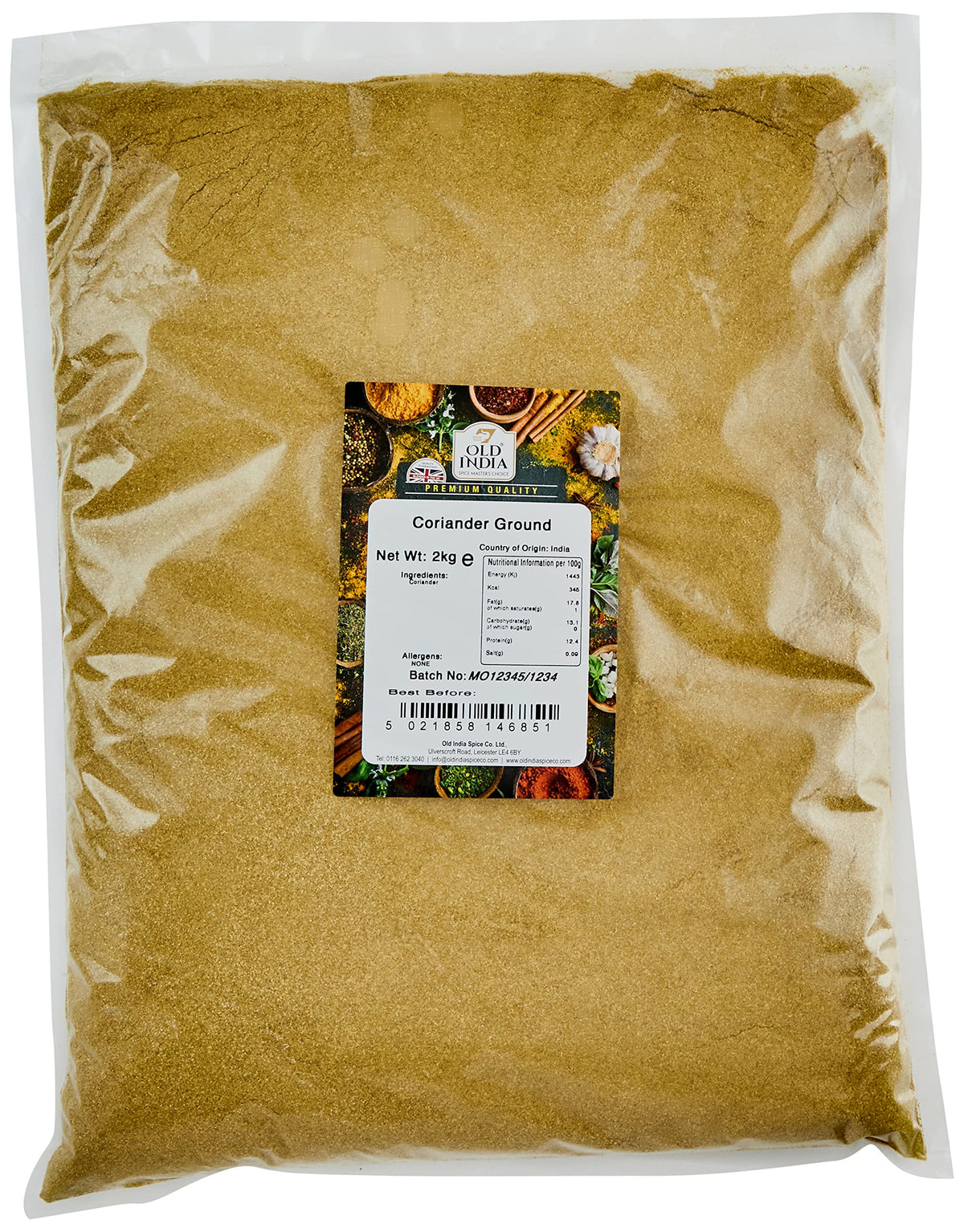 Old India Ground Coriander - 2kg