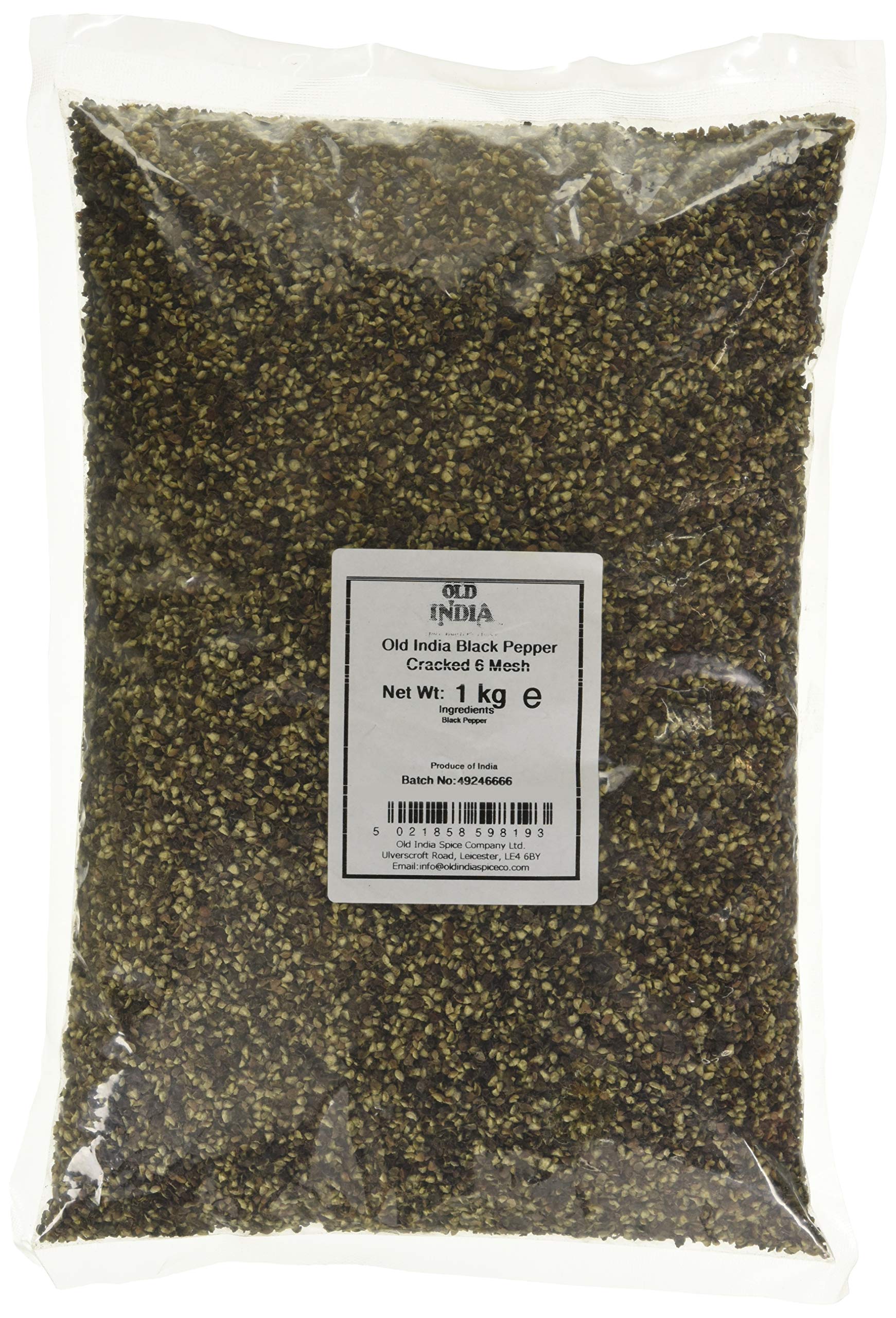 Old India Cracked Black Pepper - 6 Mesh Coarseness | 1kg Natural Spice 1