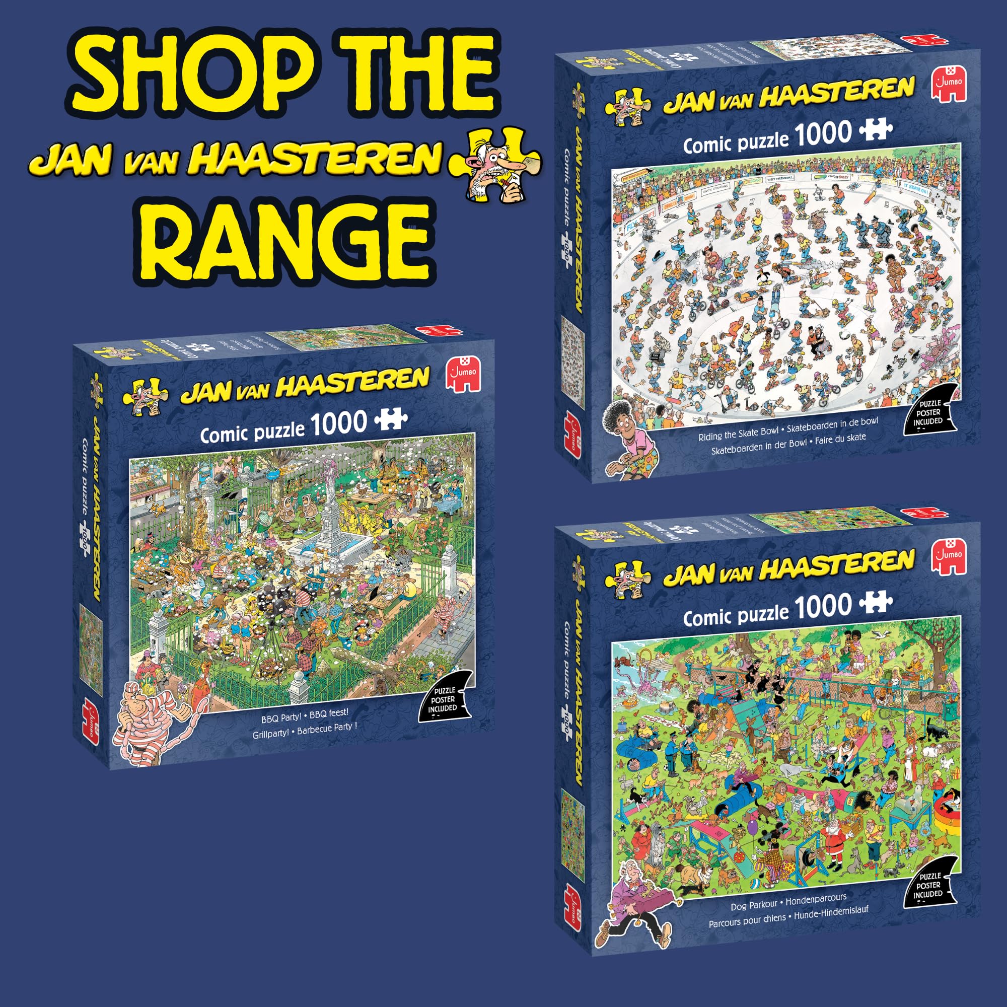 Jan van Haasteren BBQ Party! - 1000 Piece Jigsaw Puzzle | Adults 14+ | 68 x 49cm 8