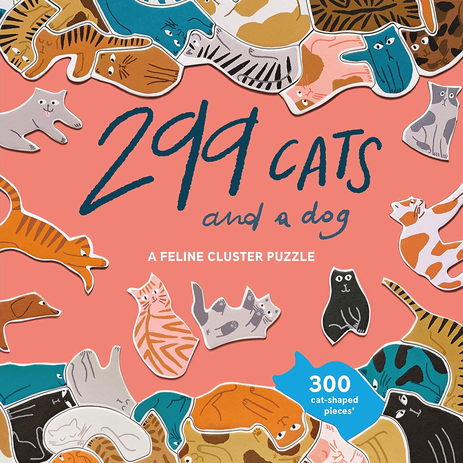 Laurence King Publishing - 299 Cats (and a dog) Feline Cluster Puzzle 1