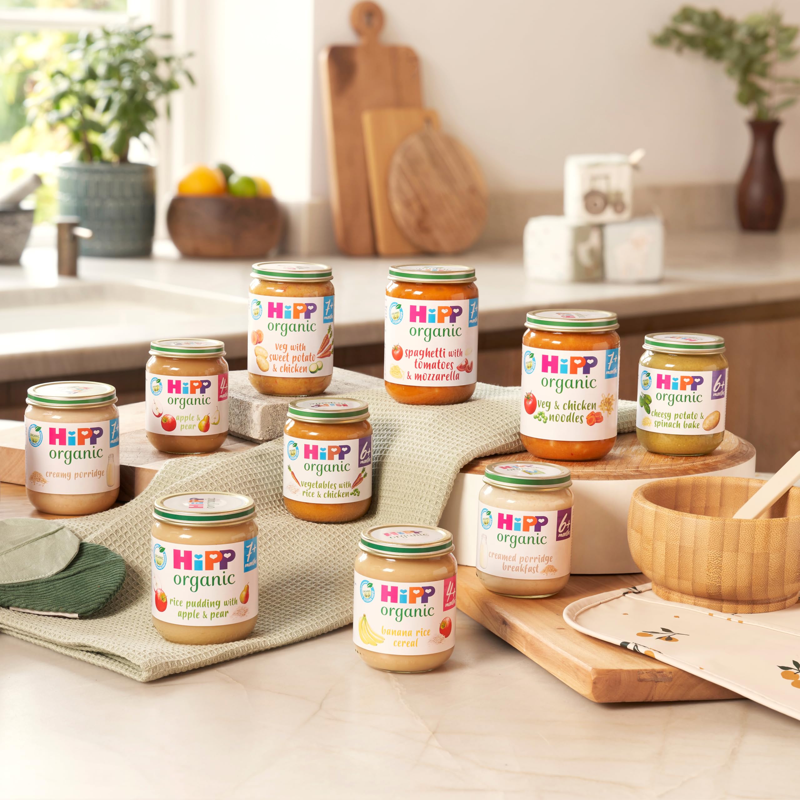 HiPP Organic Vegetables with Rice & Chicken Baby Food Jar 125g - 6+ Months 10