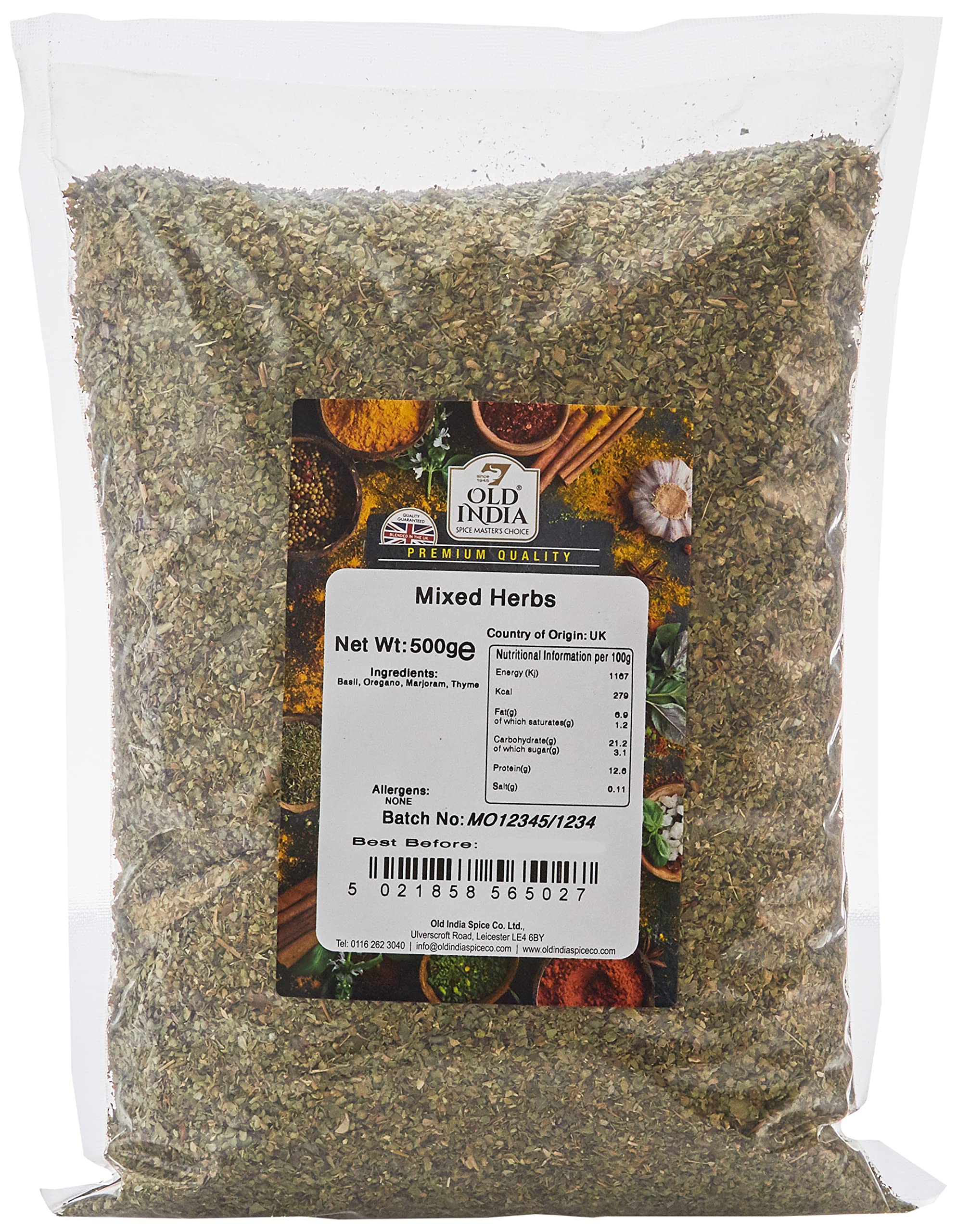 Old India Mixed Herbs - 100% Natural, Additive-Free | 500g 1