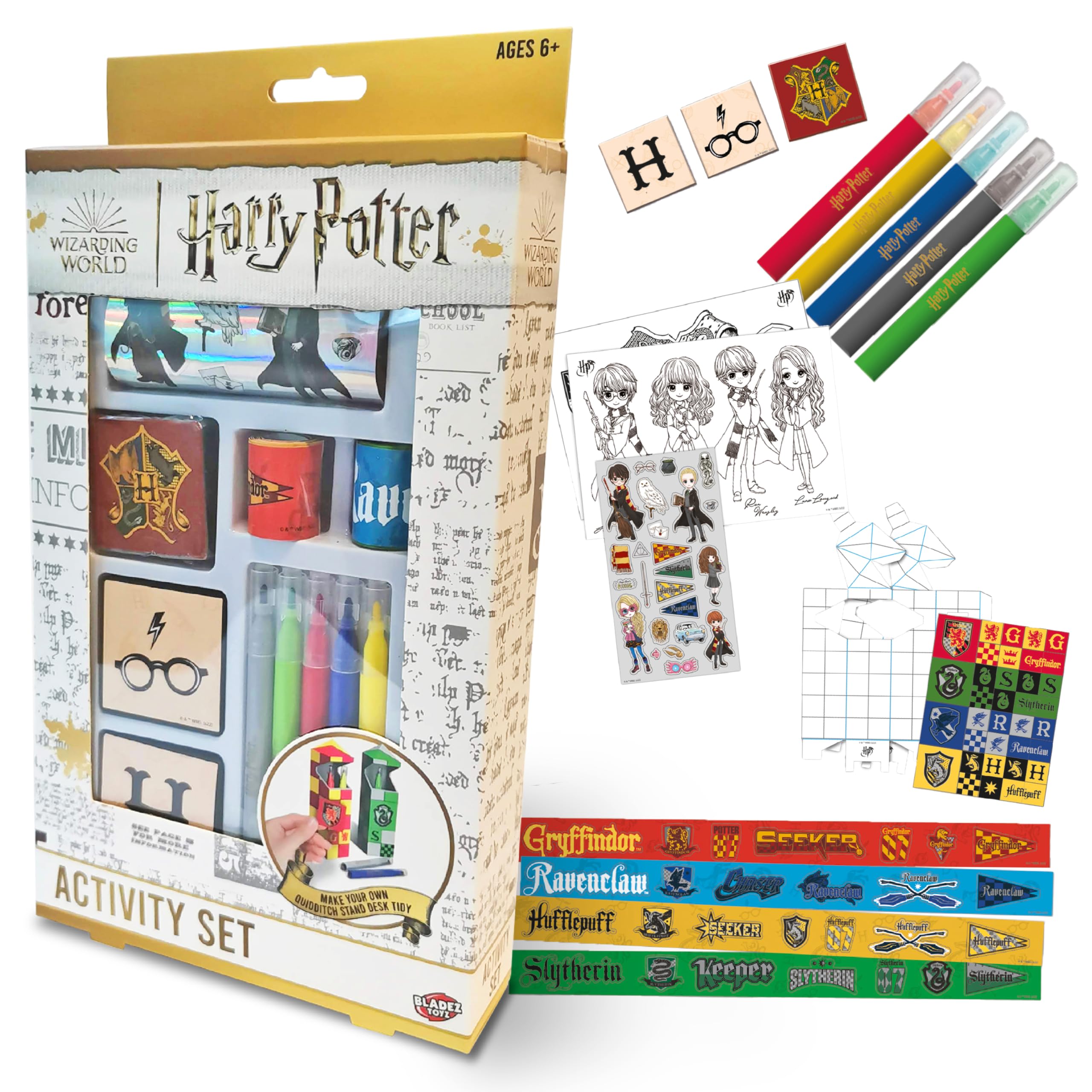 BLADEZ Harry Potter Activity Set - 150+ Pieces, Customizable Storage | Ages 3+ 1