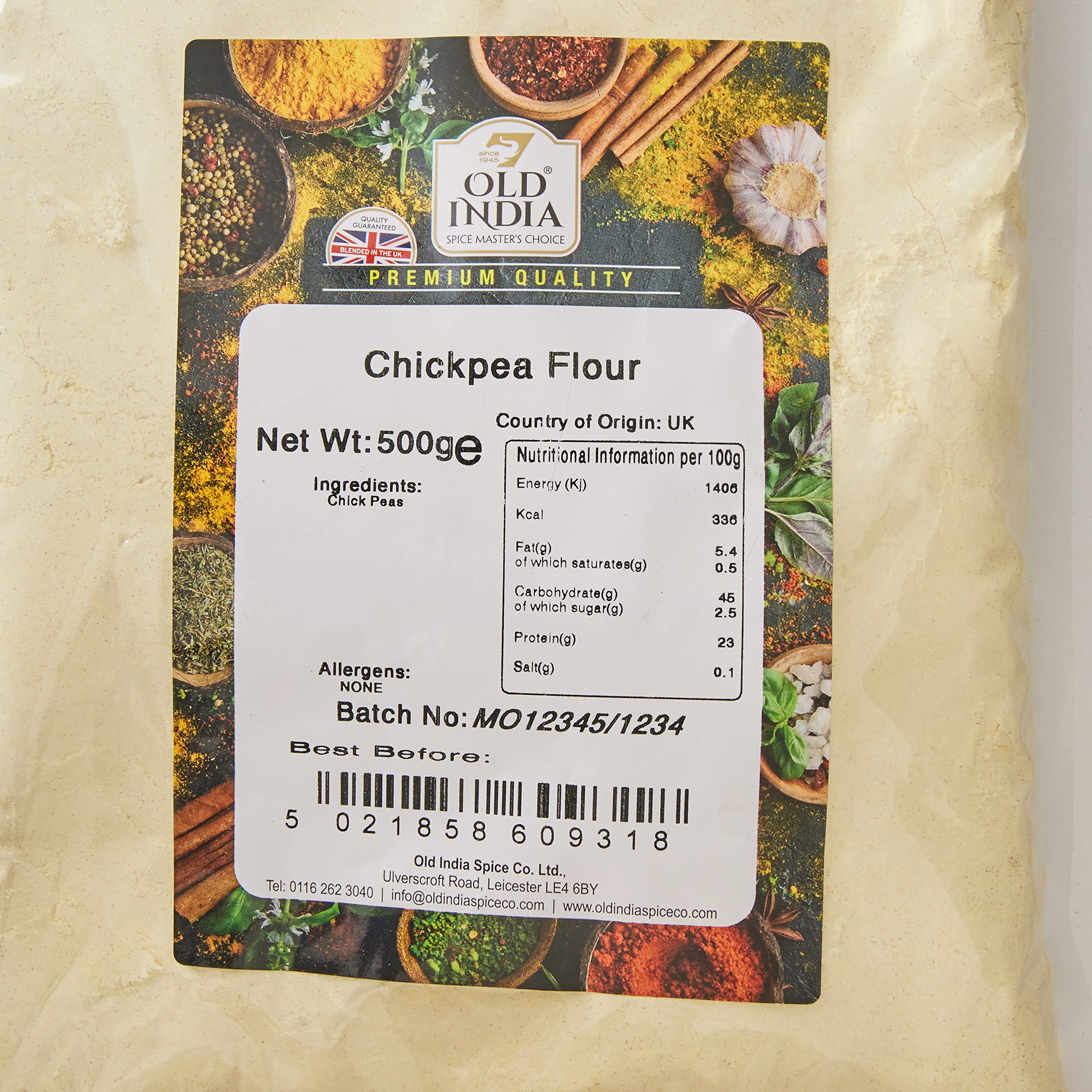 Old India Chickpea Flour500g 5