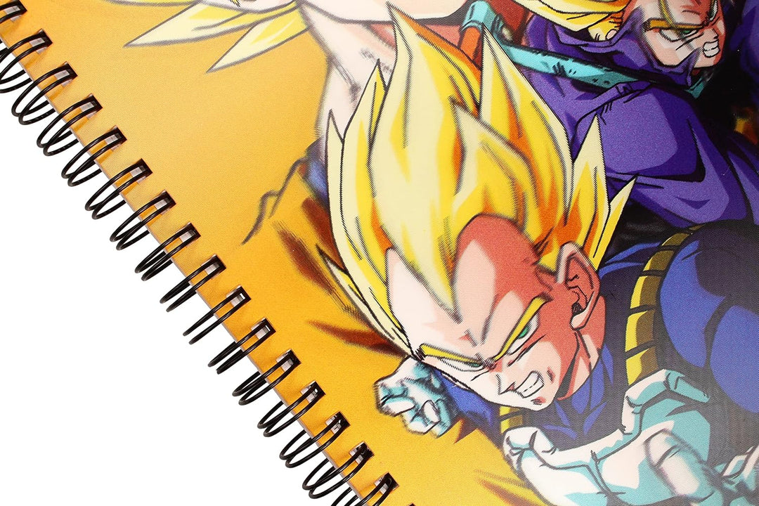 REDSTRING - 3D Dragon Ball Z Saiyans Notebook, Multicolor (RS531135)