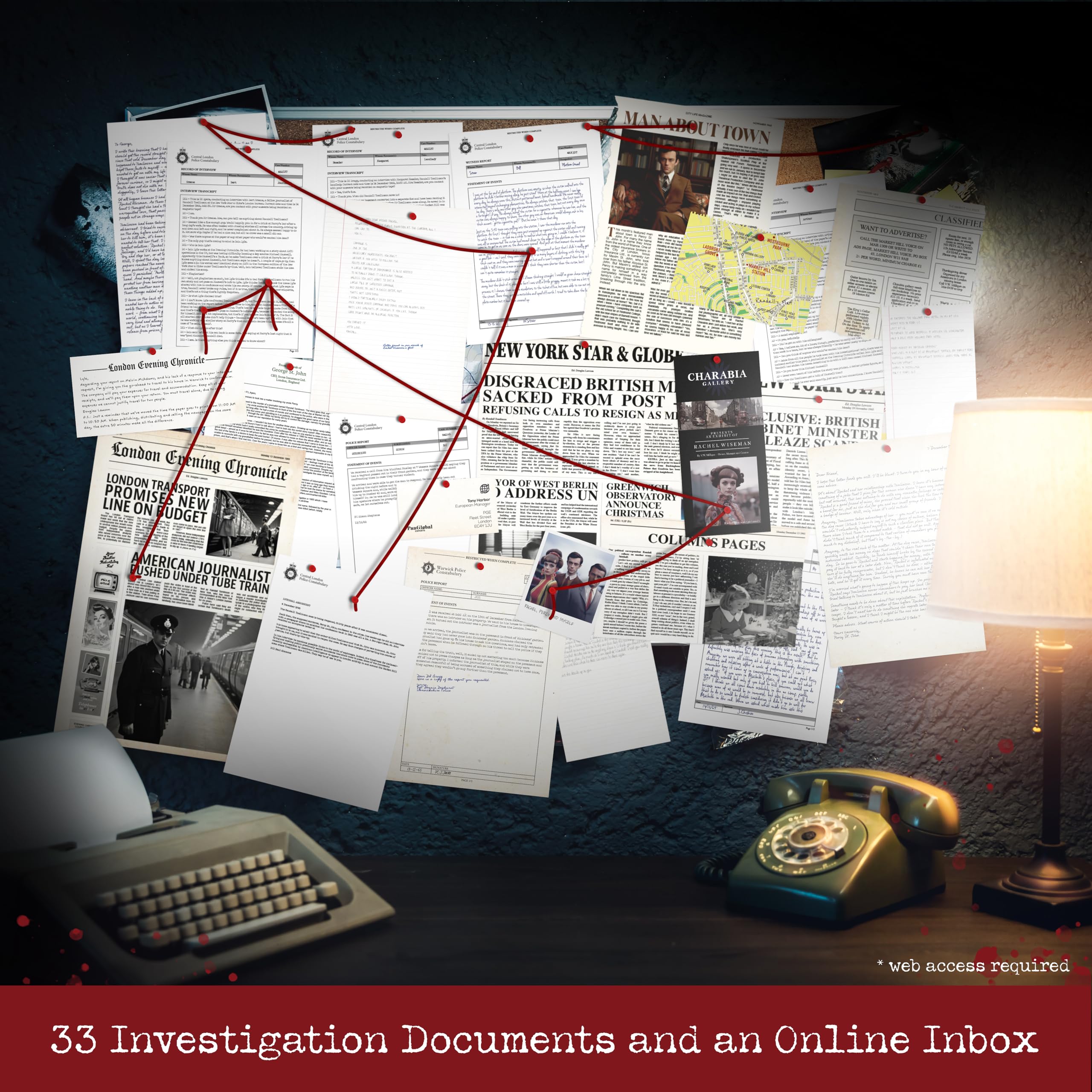 Cryptic Killers Cold Case Files Investigation - Murder in Market Hill | 3 Hour Playtime | Multiple Players 3