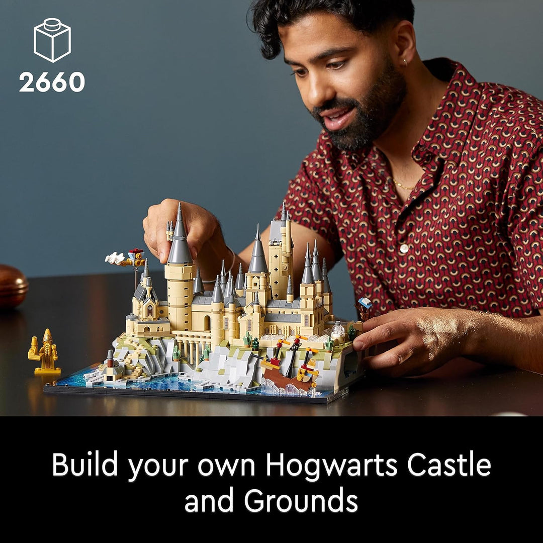 LEGO 76419 Harry Potter Hogwarts Castle and Grounds, 2660-Piece Model Set for Adults, Featuring Iconic Locations from the Wizarding World