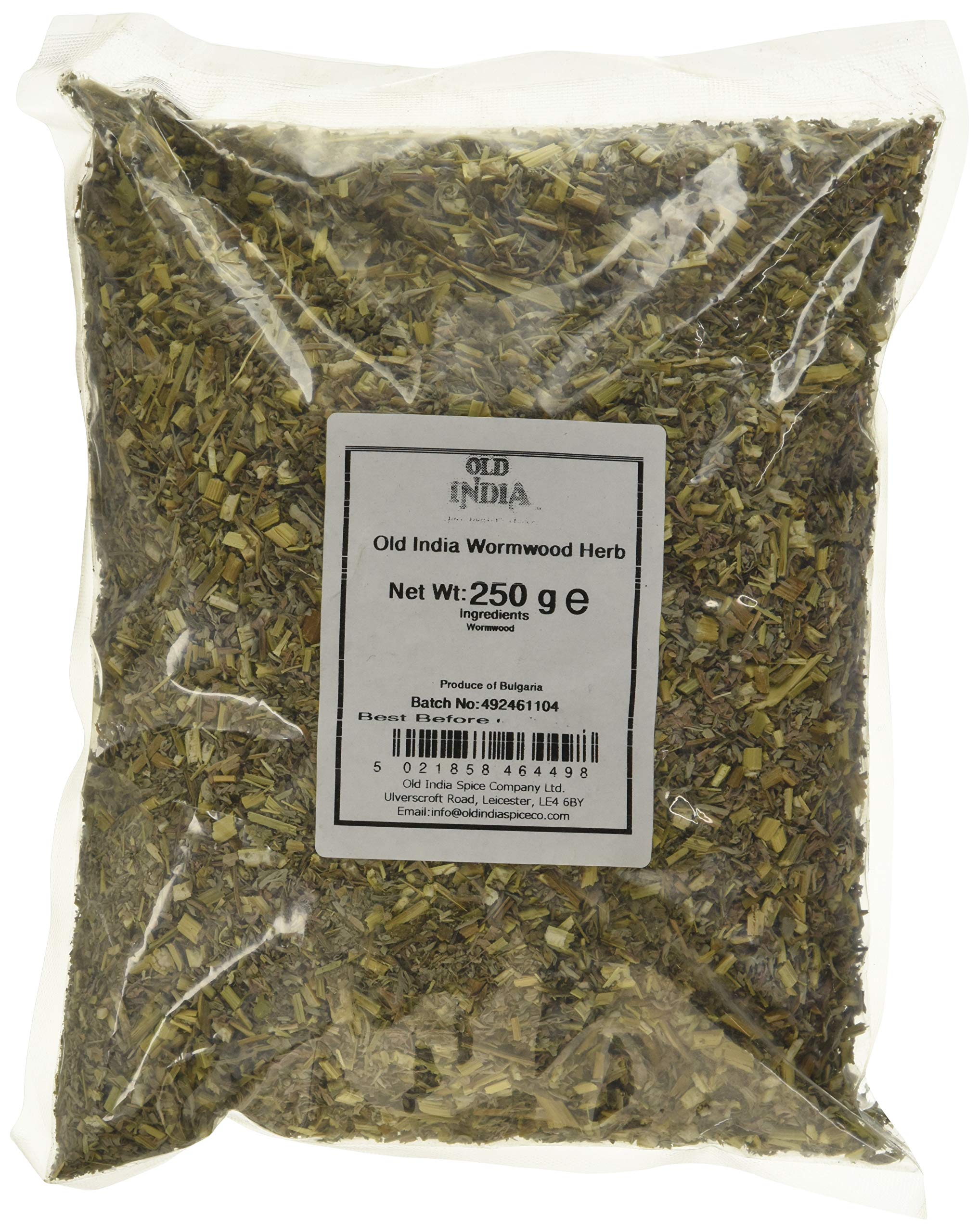Old India Wormwood Herb - 100% Natural Mixed Herb | 250g Heat Sealed Bag