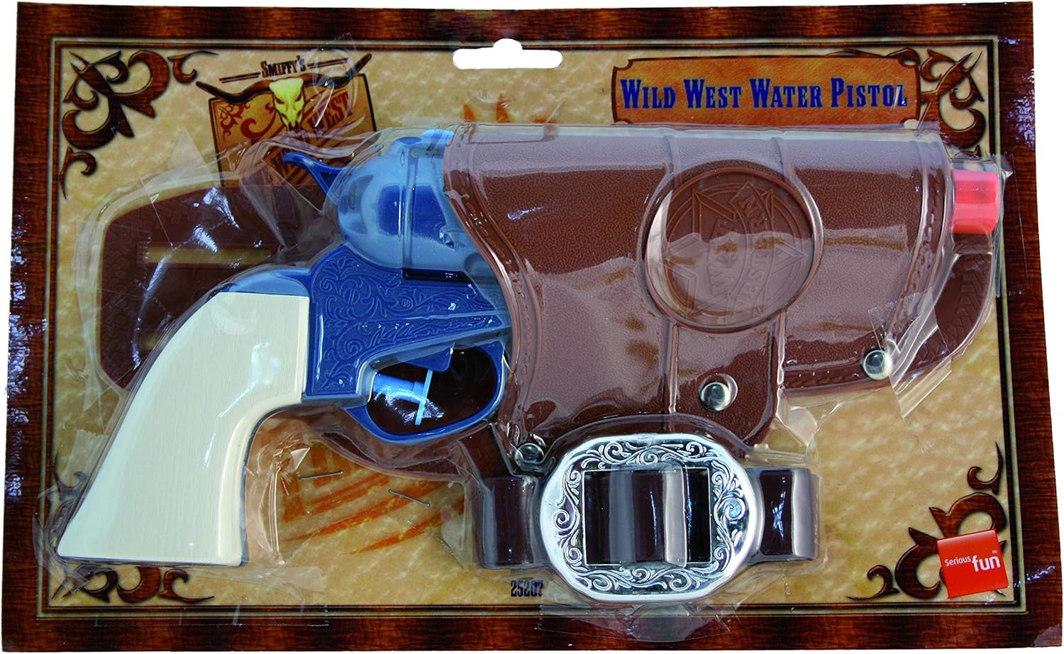Smiffys Western Water Gun Set with Holster and Belt - Blue 2