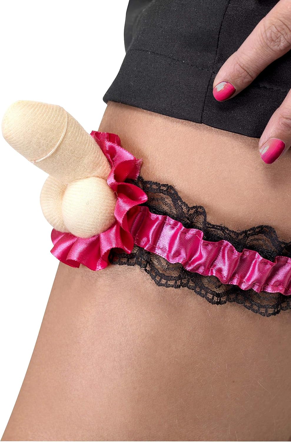 Smiffys Bachelorette Willy Garter One Size in Pink and Multicolor 1