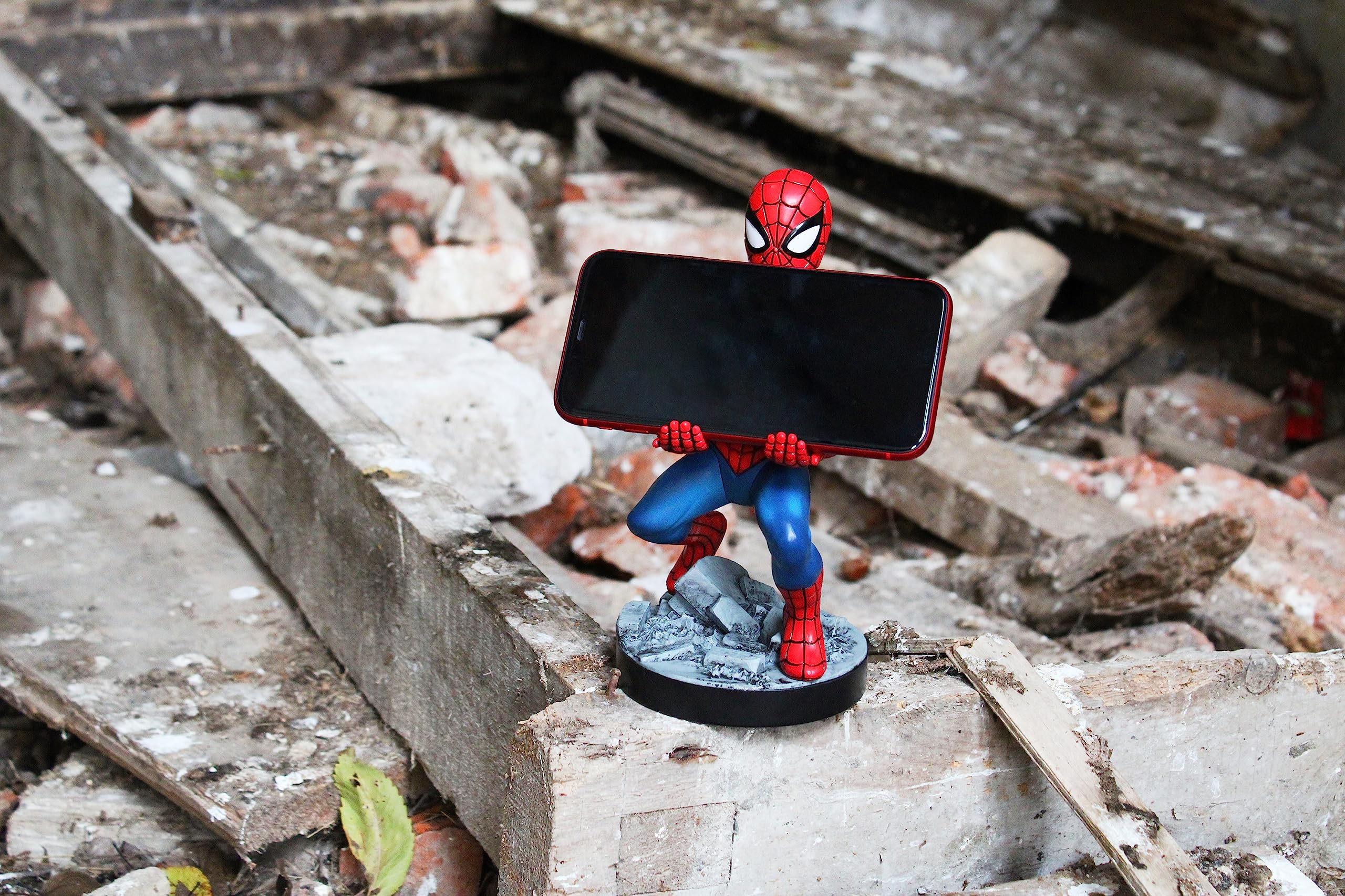 Spider-Man Classic Cable Guy - Controller & Phone Holder with 2-in-1 Charging Cable 11