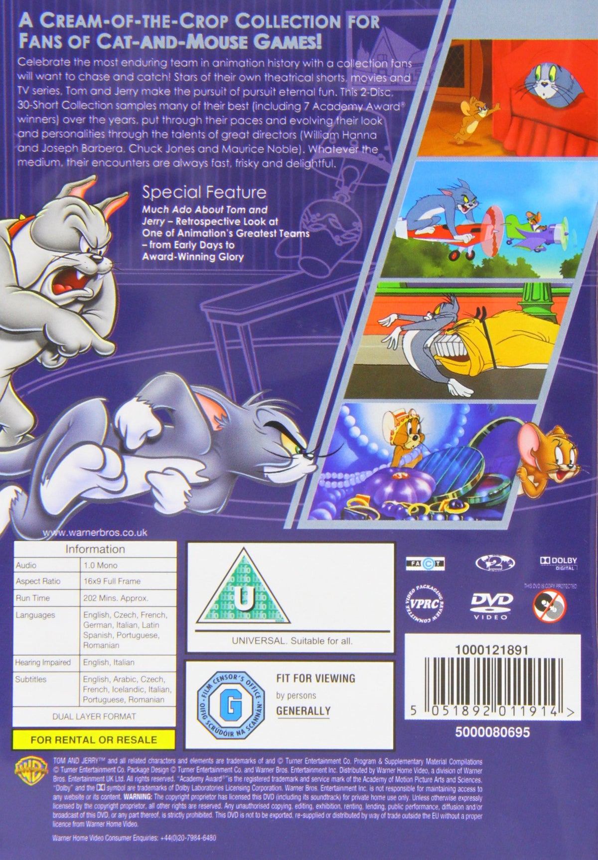 Tom and Jerry: Deluxe Anniversary Collection [DVD]