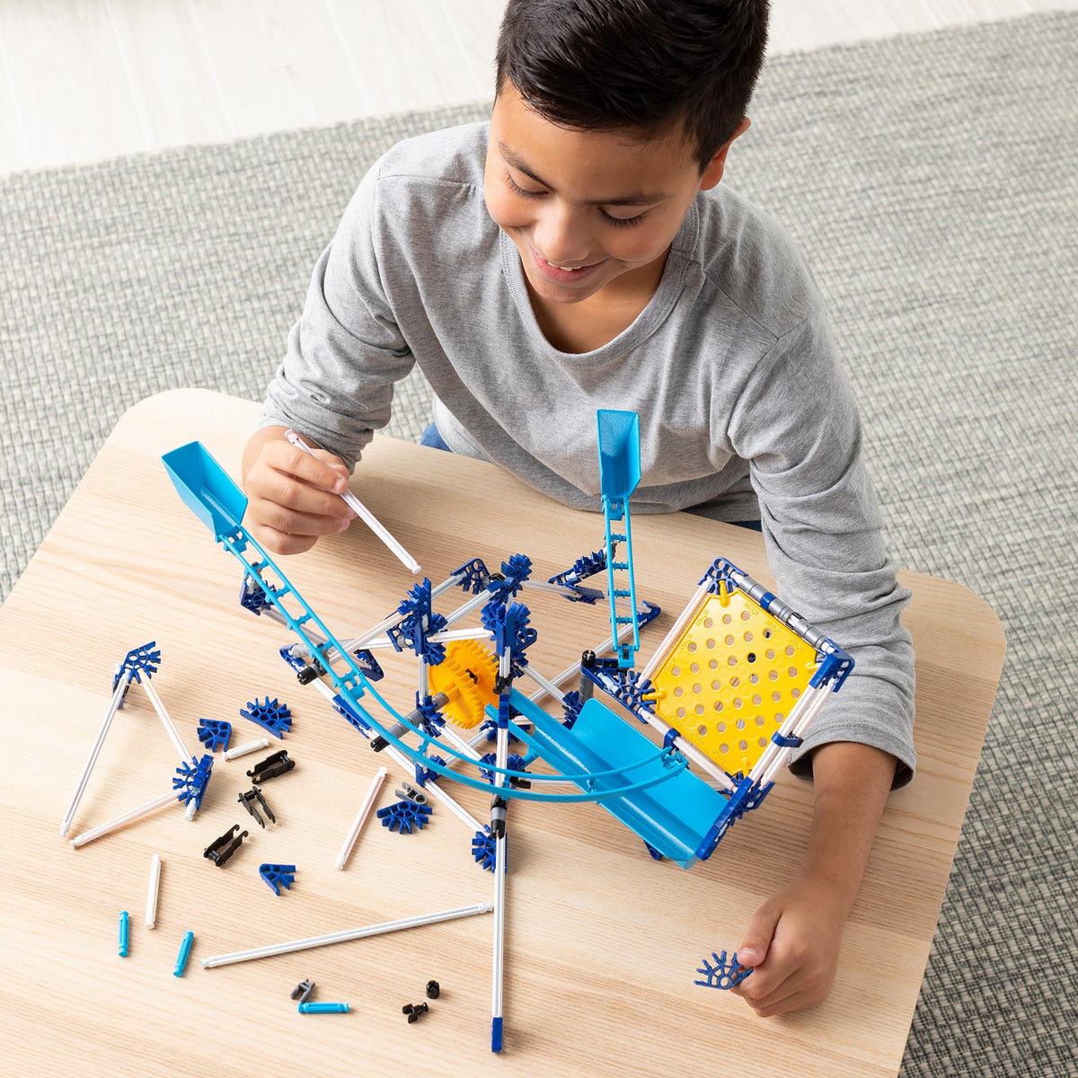 K'NEX Marble Run 3 Model Building Set (Motorised) - 350+ Pieces