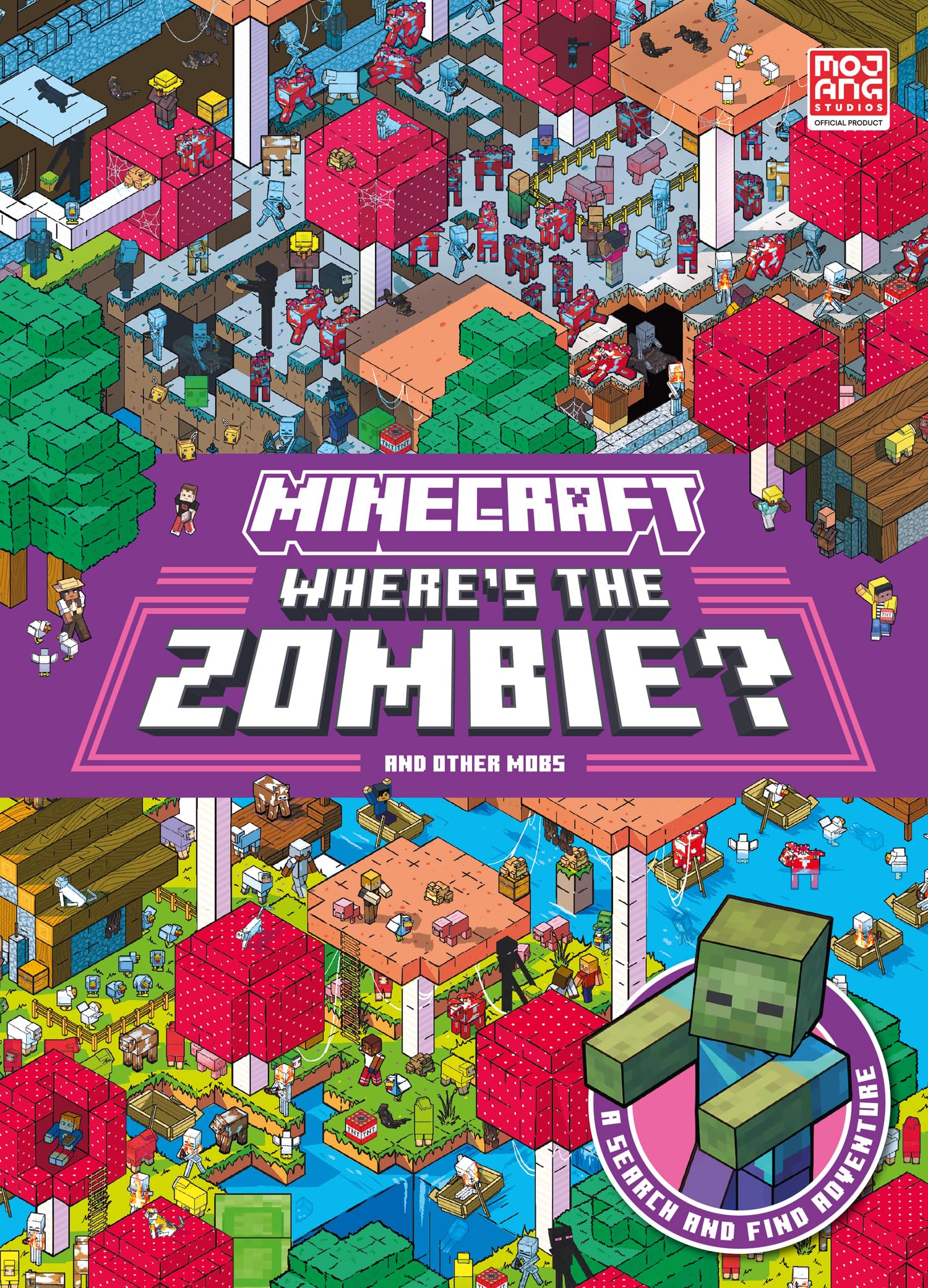 Farshore Minecraft Where’s the Zombie?: Official Search-and-Find Activity Book | Ages 6-10 | Paperback