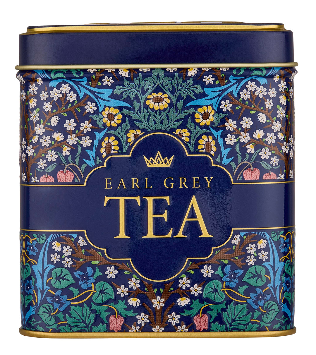 New English Teas Victorian Garden Tea Tin with 32 Earl Grey Teabags