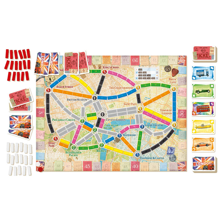 Days of Wonder Ticket to Ride London Board Game | Ages 8+ | 2-4 Players | 10-15 Minute Playtime