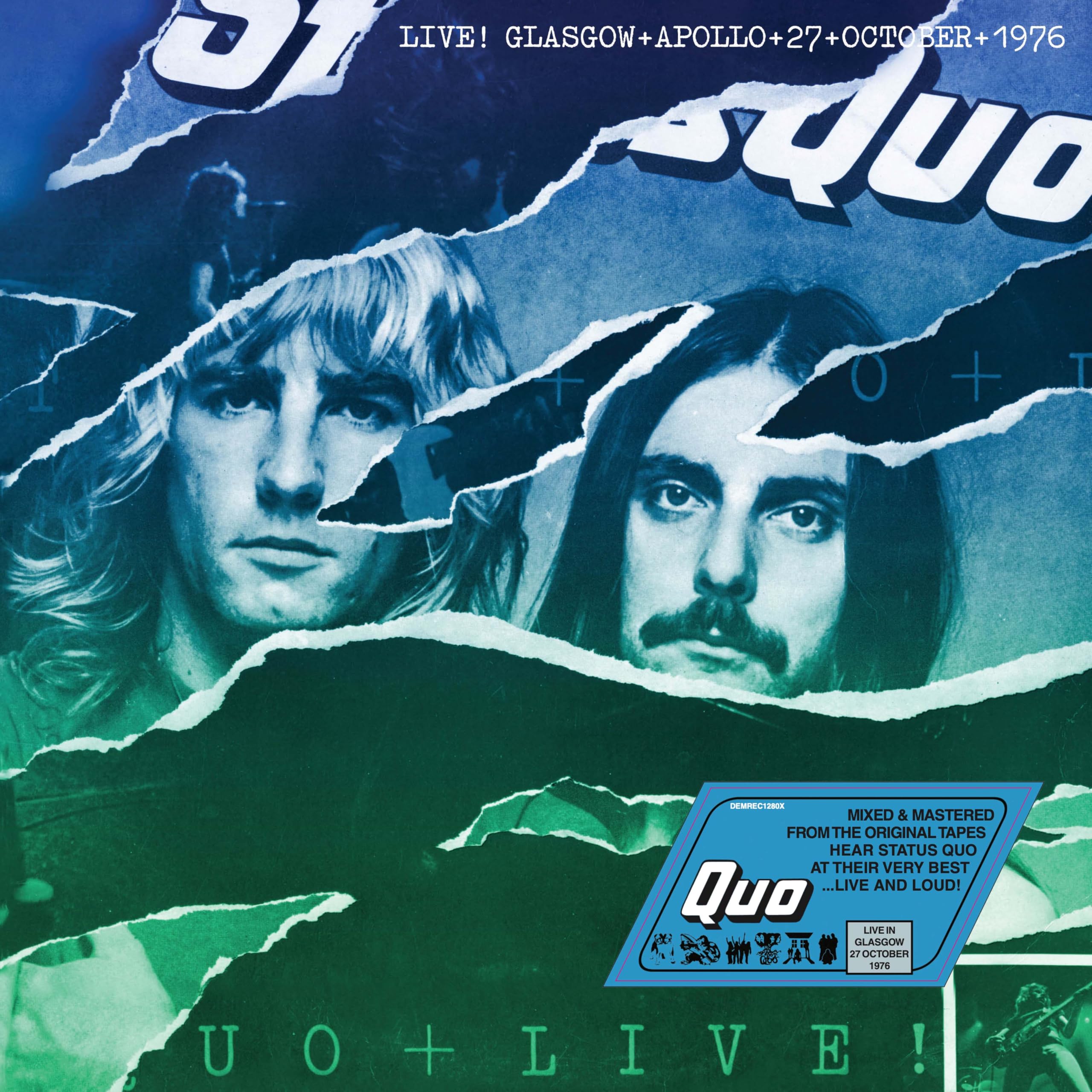Status Quo - Live! In Glasgow 27th October 1976 [Collector's Edition 2LP Vinyl]