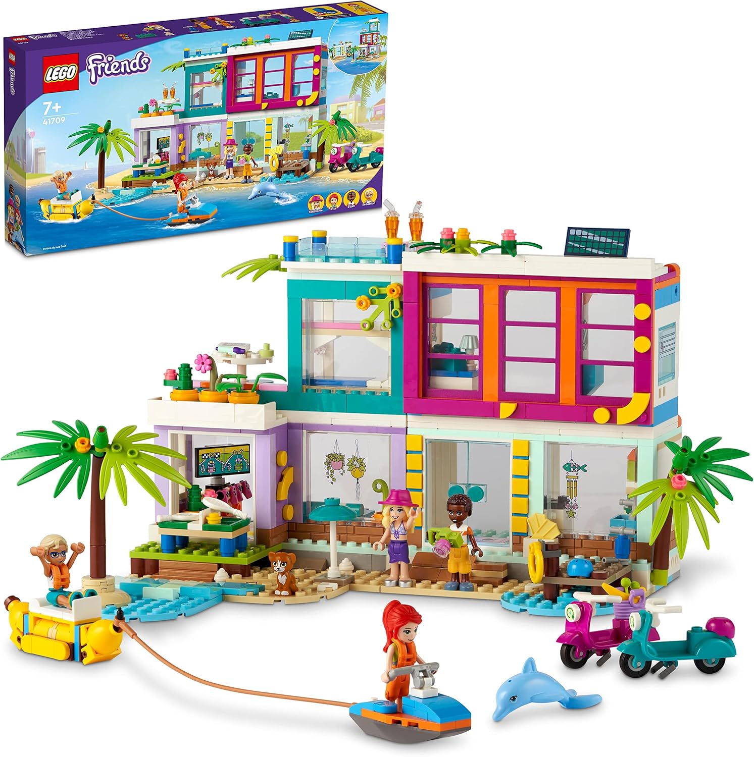 LEGO 41709 Friends Holiday Beach House Set - 686-Piece Building Playset for Ages 7+ 1