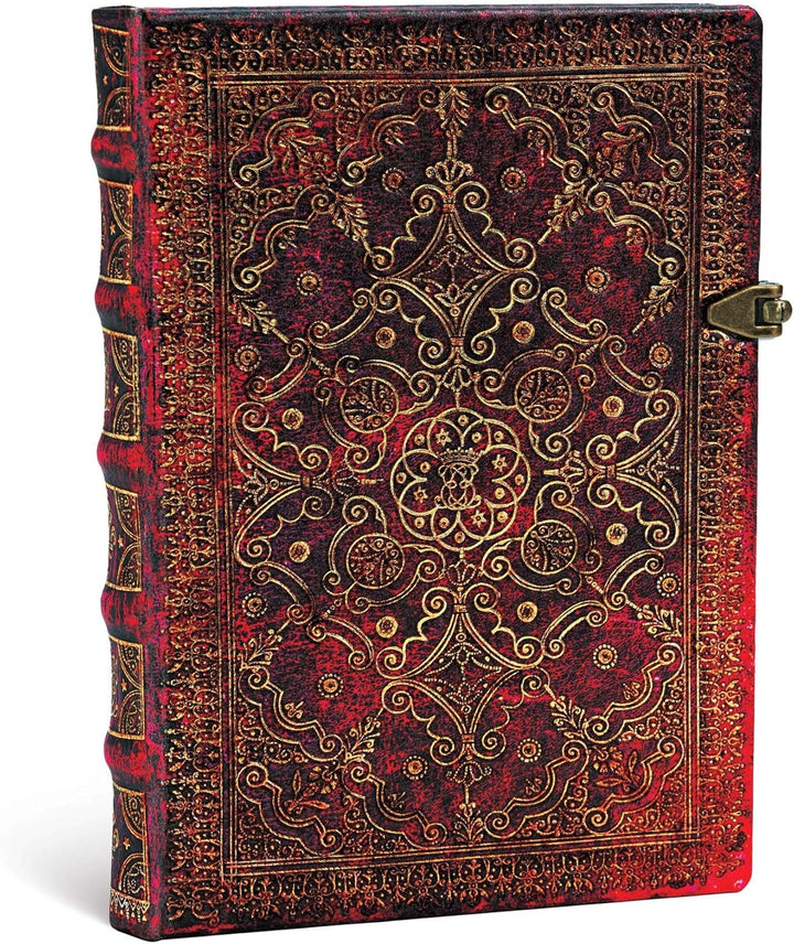 Paperblanks Hardcover Journal Carmine | Lined | Midi (130 x 180 mm) (Equinoxe) - Paperblanks (Hardcover)