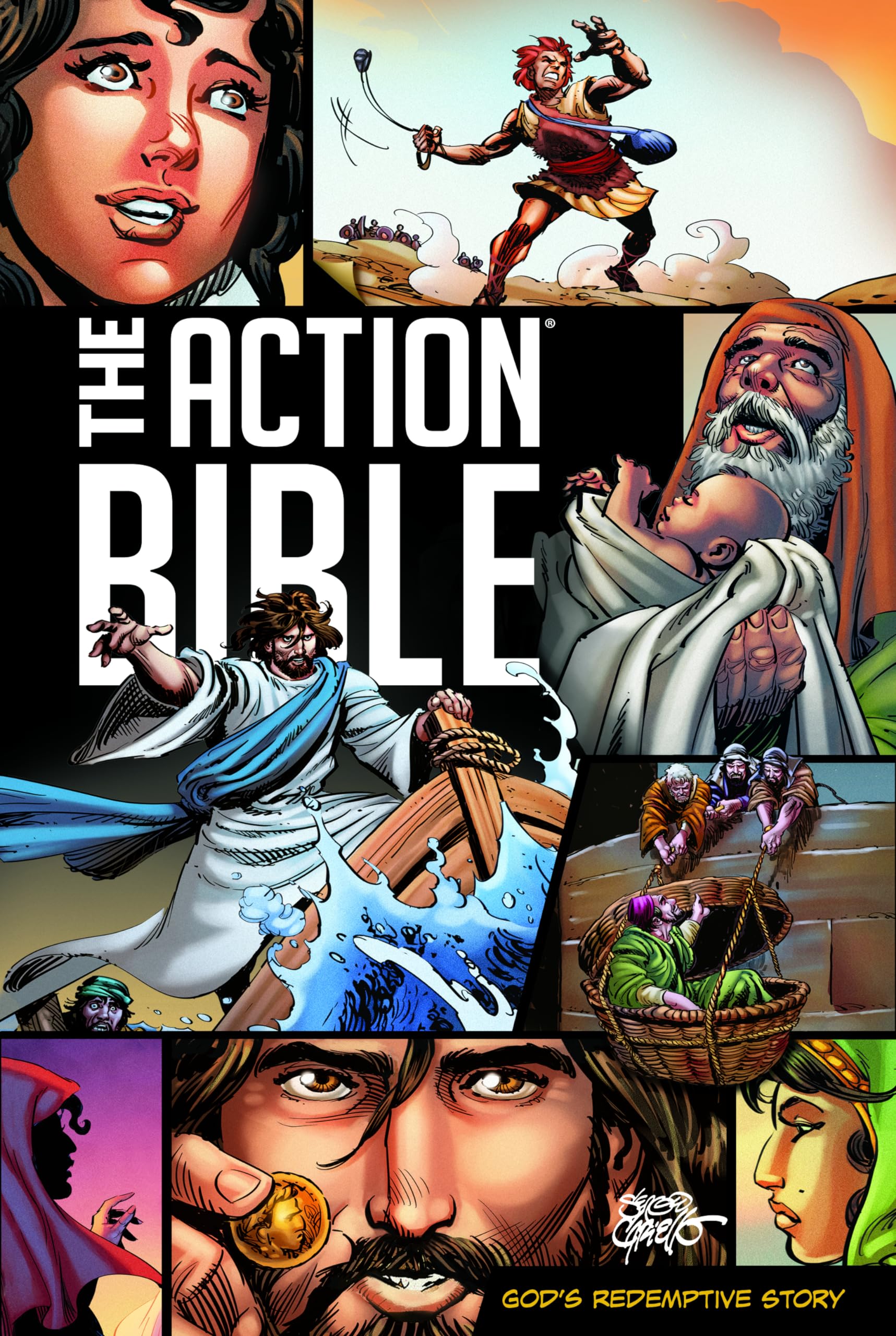 David C Cook The Action Bible: God's Redemptive Story | Revised Edition | Hardcover 1