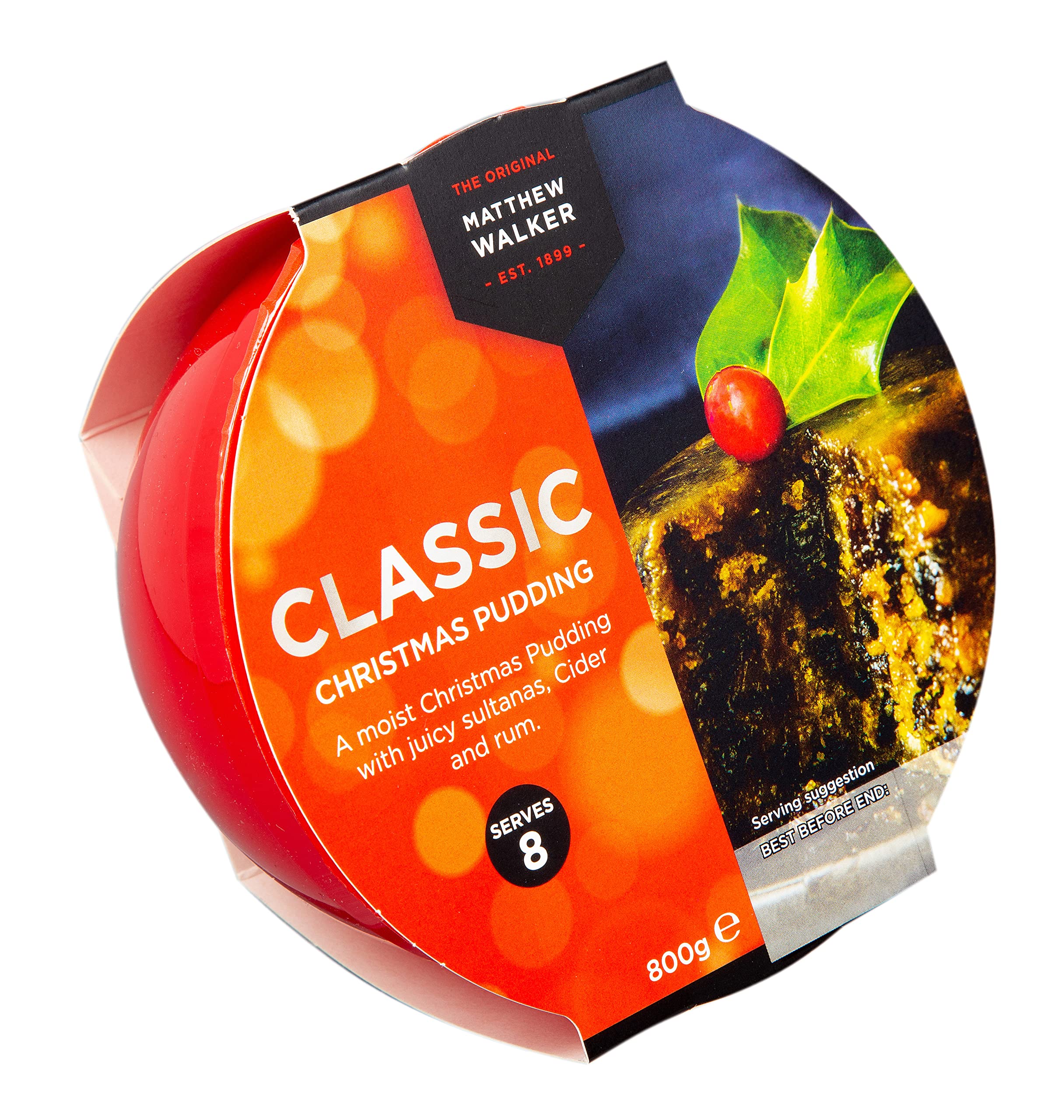 Matthew Walker Classic Vegan Christmas Pudding 800g 1