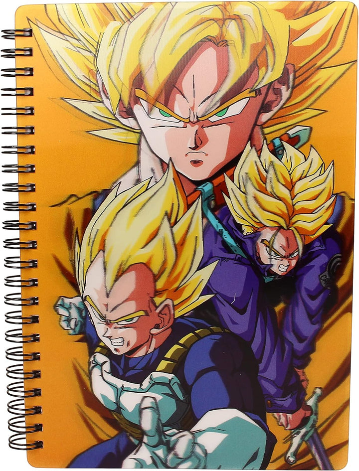 REDSTRING - 3D Dragon Ball Z Saiyans Notebook, Multicolor (RS531135)