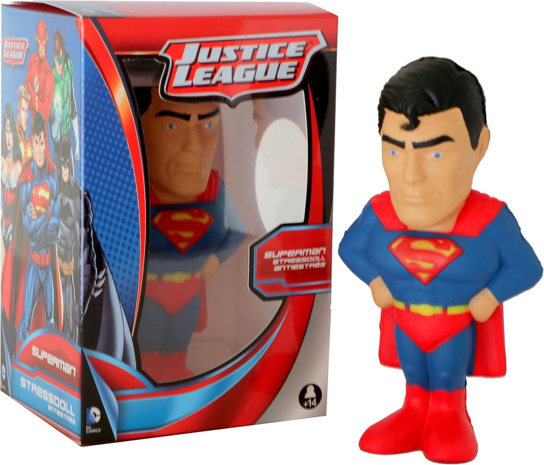 Superman DC Anti-Stress Figure – 14 cm Superman Squeeze Toy (SD Distributions sdtwrn89189)
