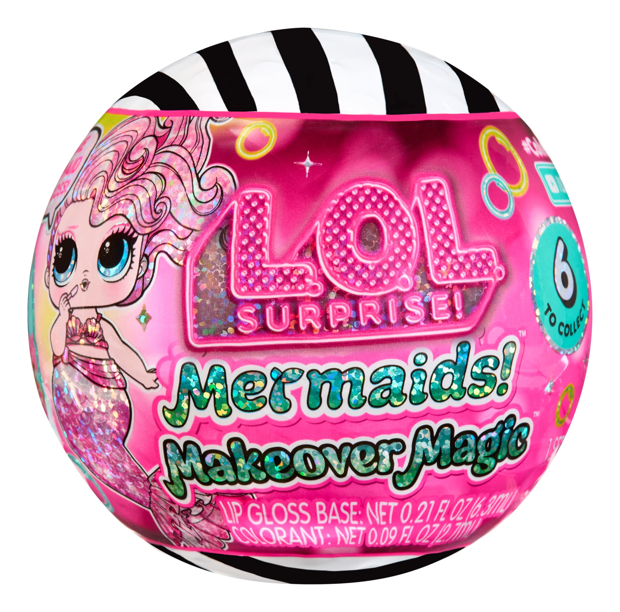 L.O.L. Surprise! Mermaids Makeover Magic Tots Doll - DIY Wearable Lip Gloss | Ages 3+ 1