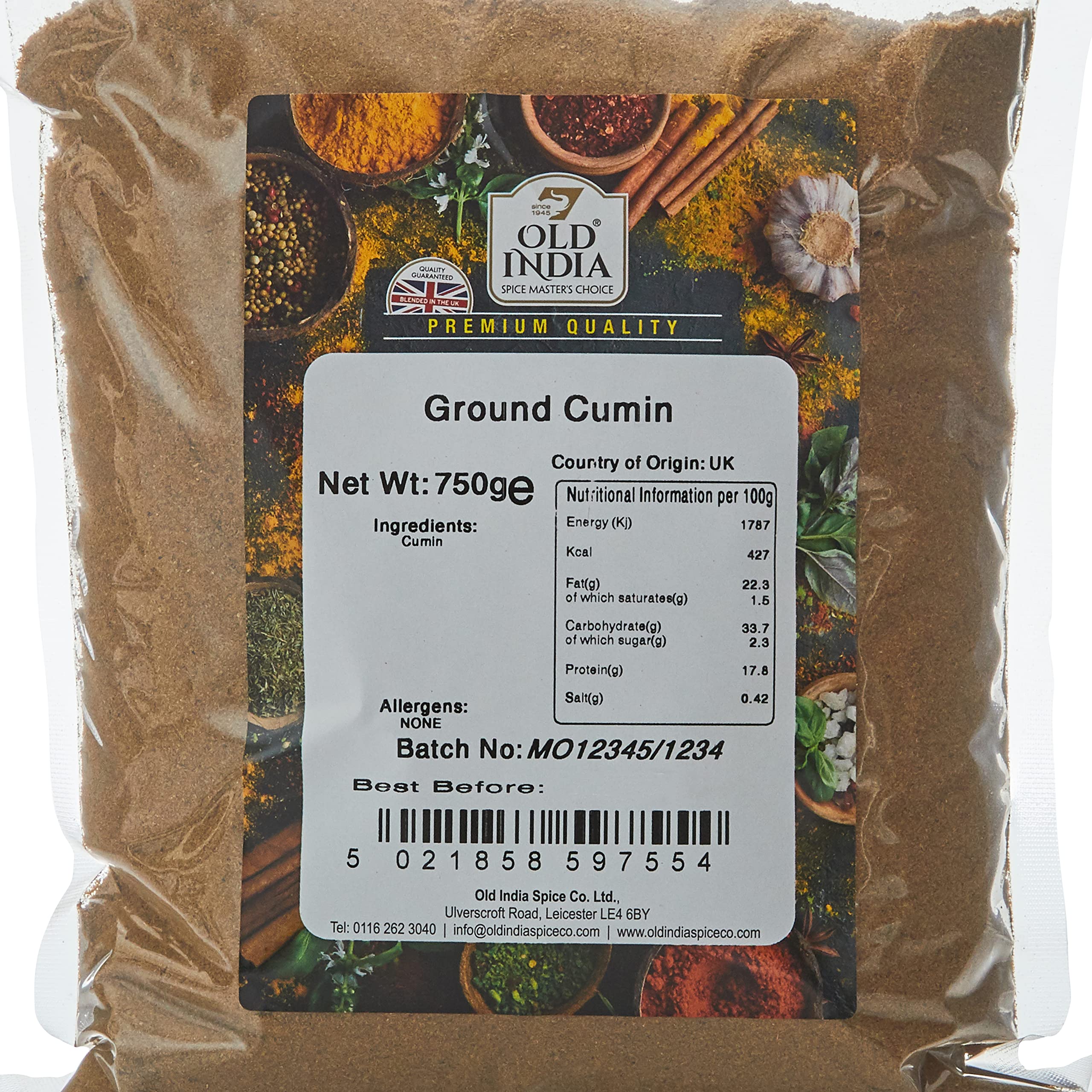 Old India Ground Cumin 750g 2