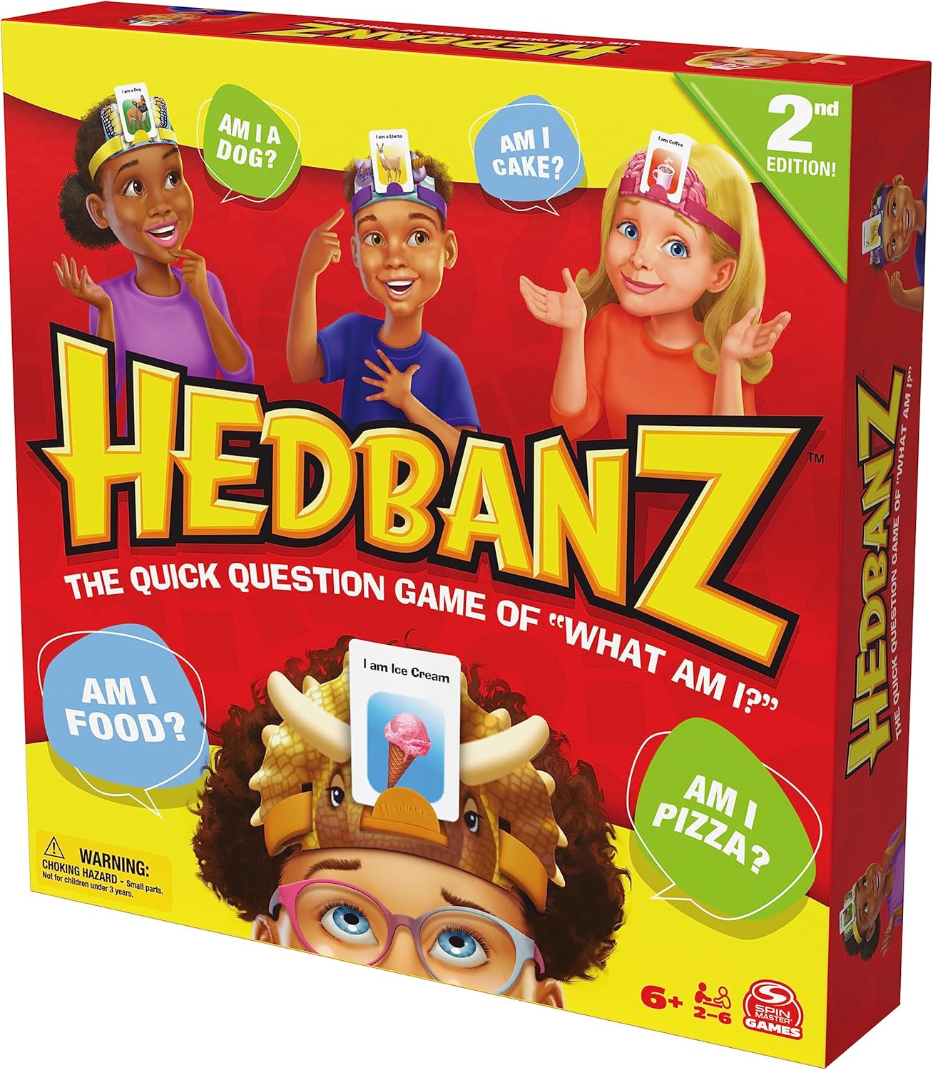 Spin Master Hedbanz 2nd Edition Picture Guessing Board Game 13