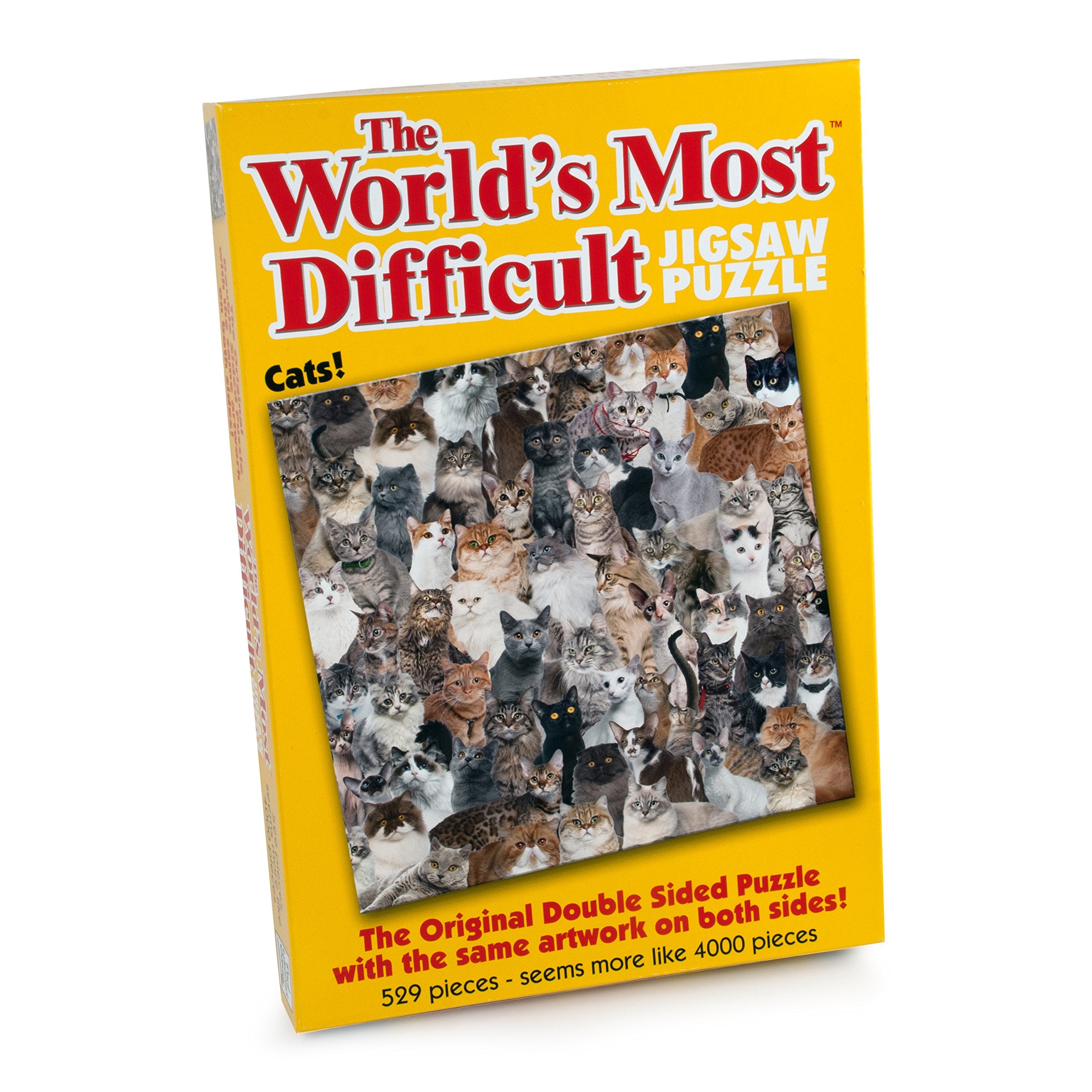 University Games Paul Lamond The World’s Most Difficult Jigsaws Cats Puzzle (529-Piece)