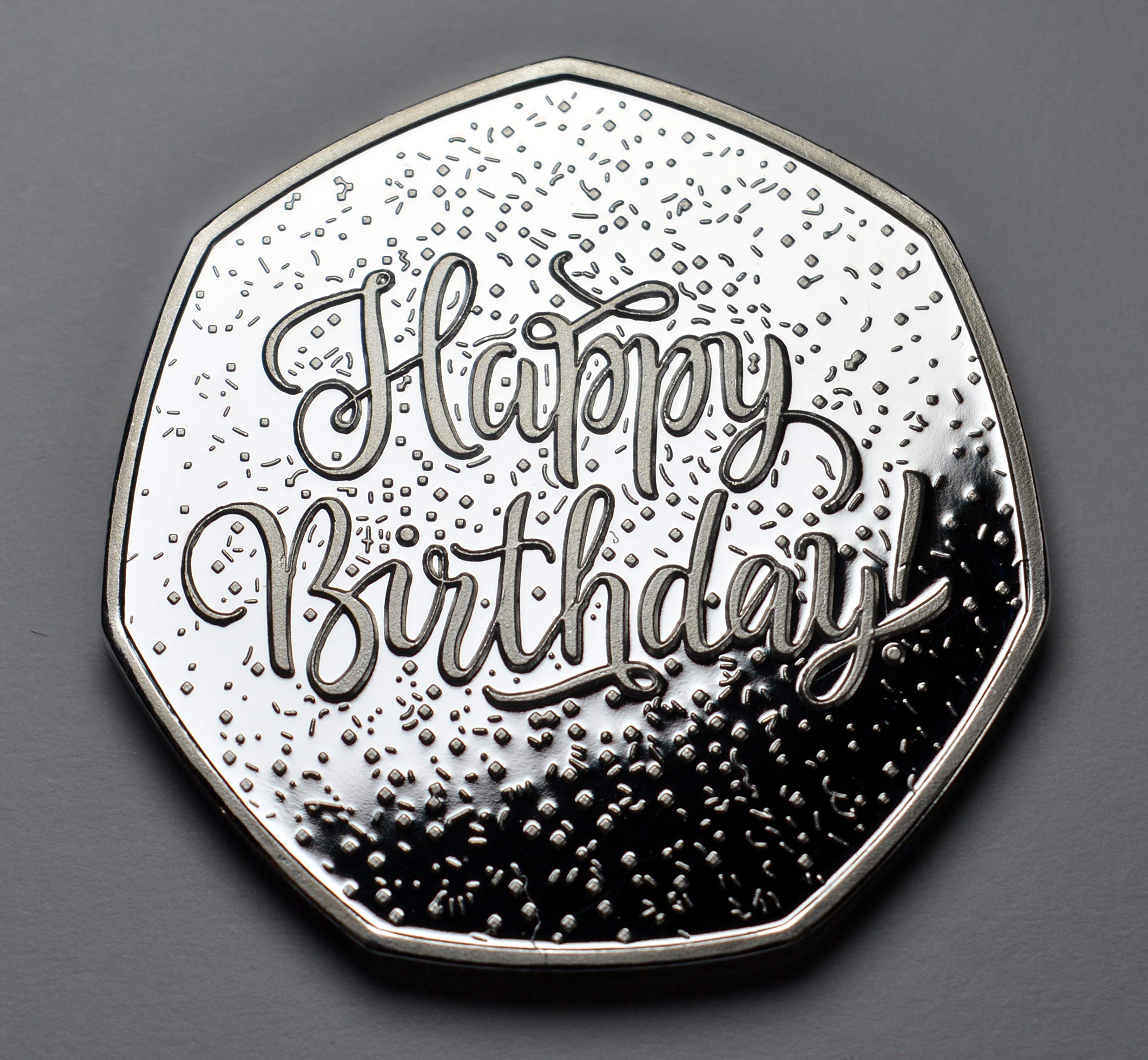 The Commemorative Coin Company 50th Birthday .999 Silver Plated Commemorative Coin 6