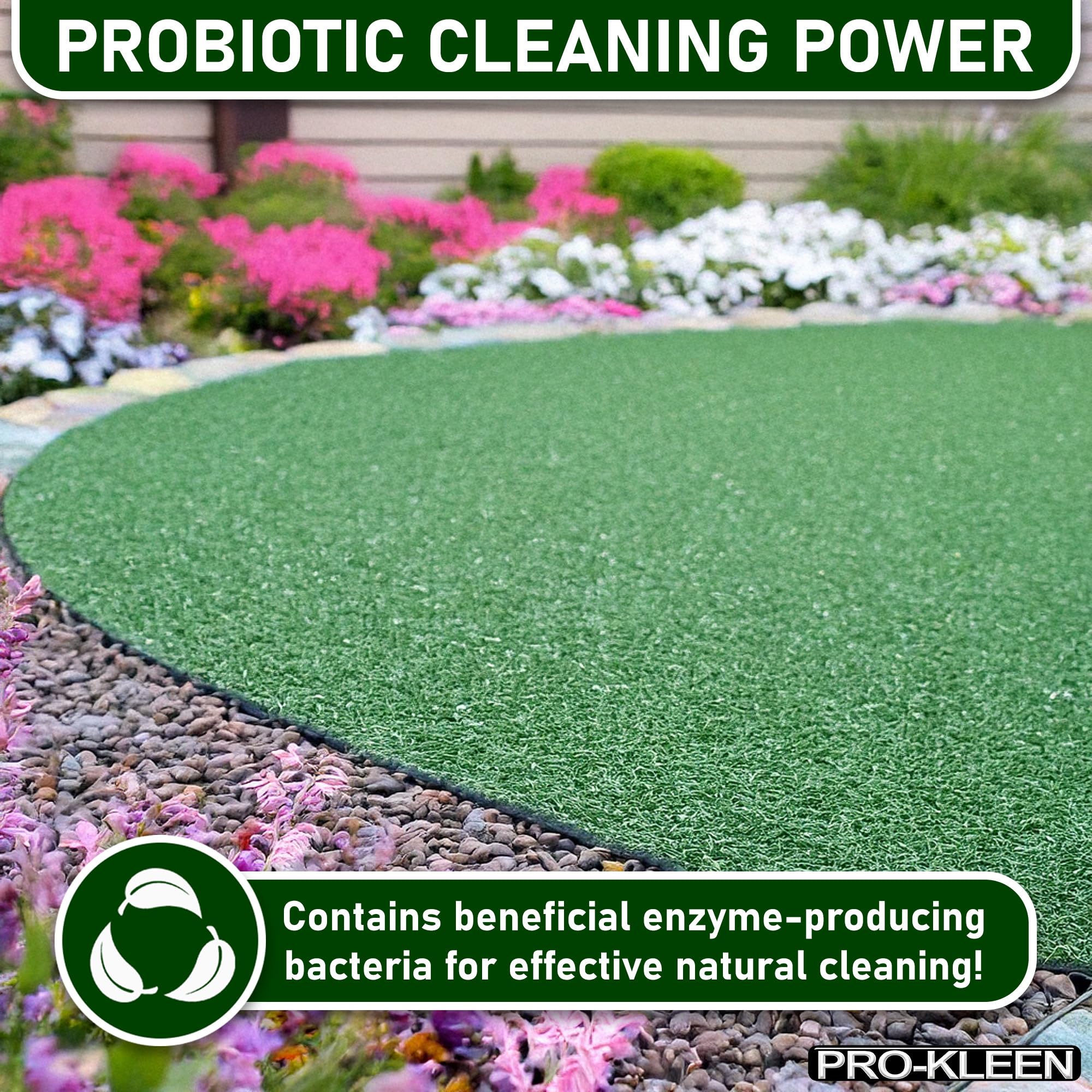 Pro-Kleen ProBio Artificial Grass Cleaner - Probiotic Deodoriser | 1L | Floral Scent 9