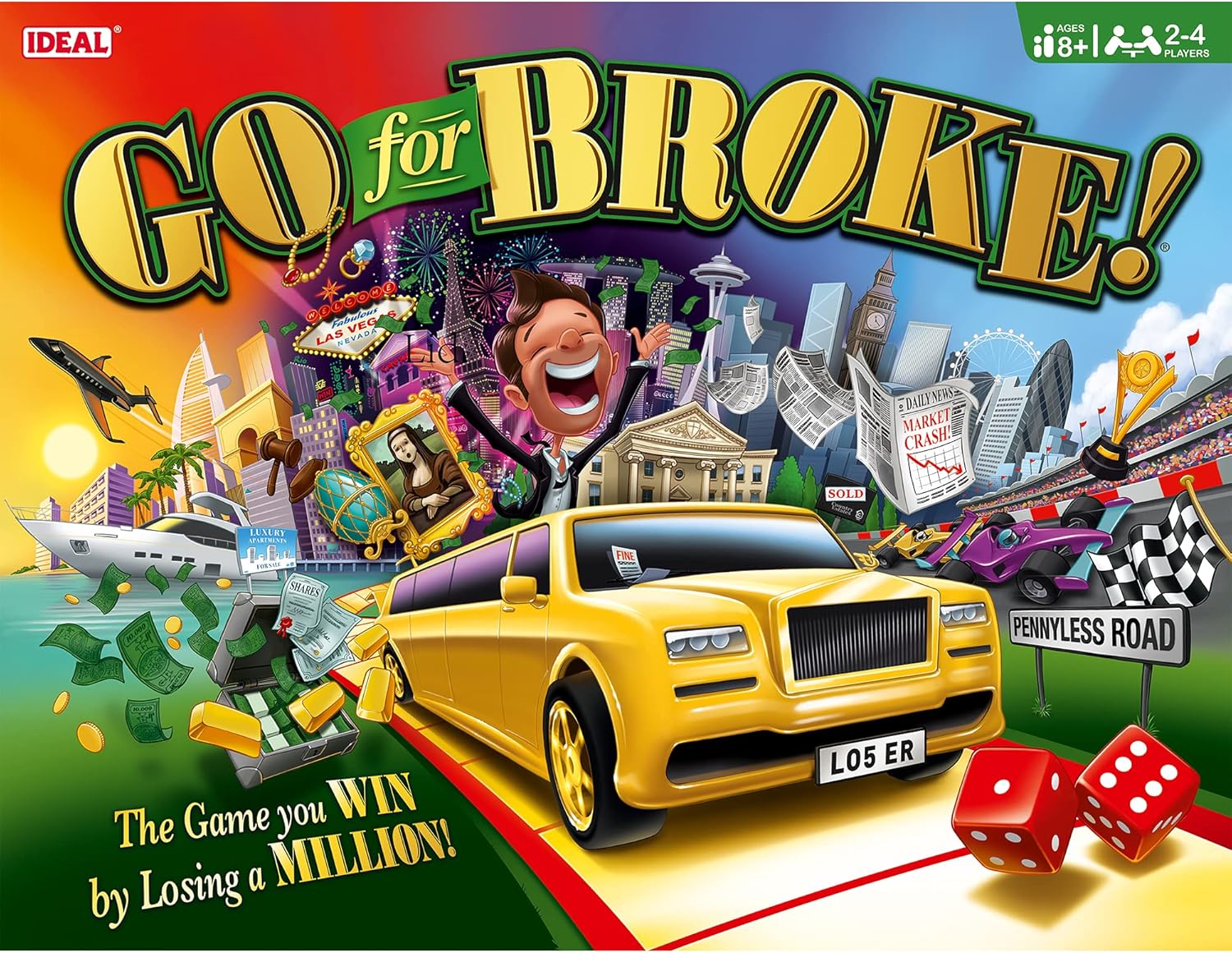 Ideal Games Go For Broke Board Game 1