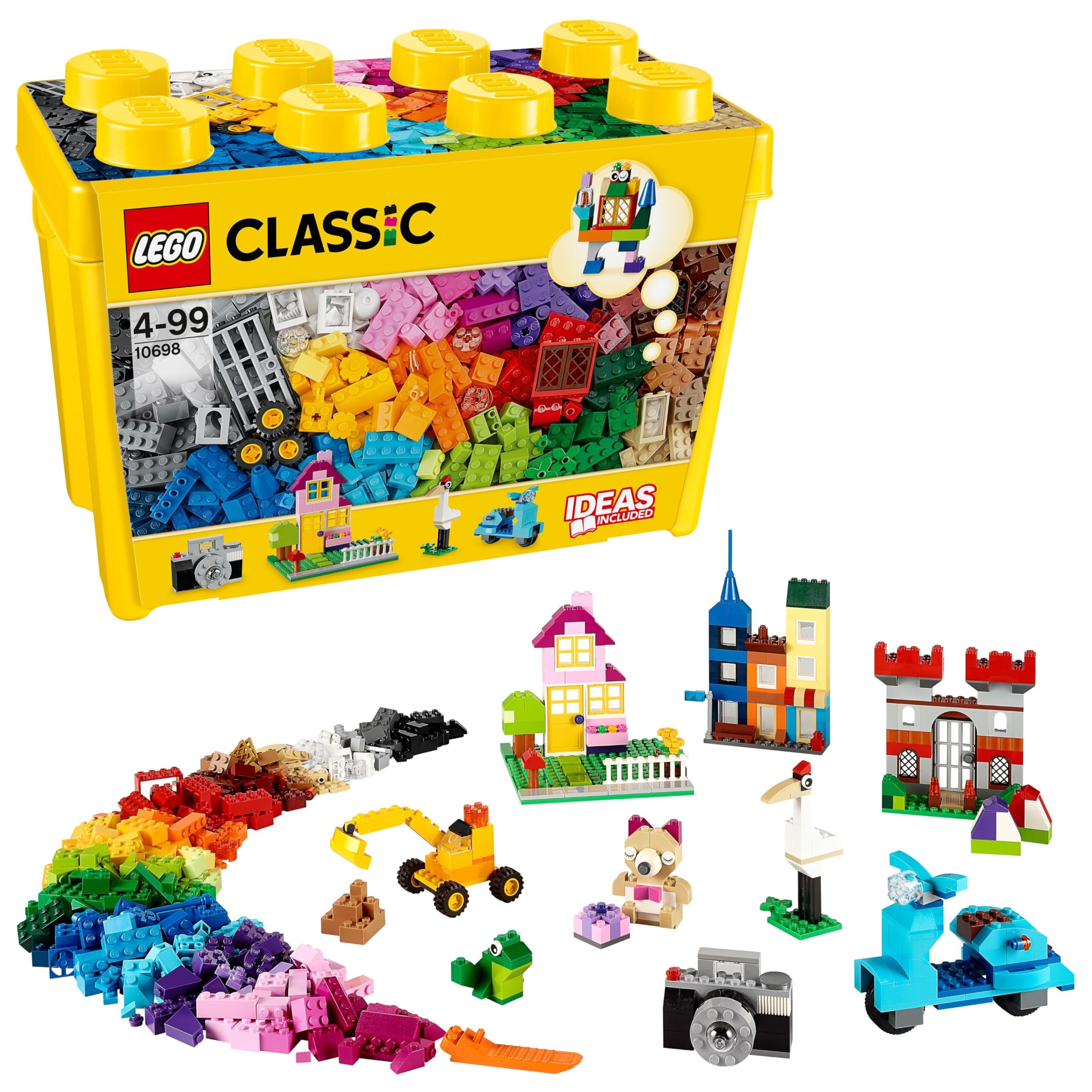 LEGO Classic Large Creative Brick Storage Box Set 10698 | 790 Pieces | Ages 4+